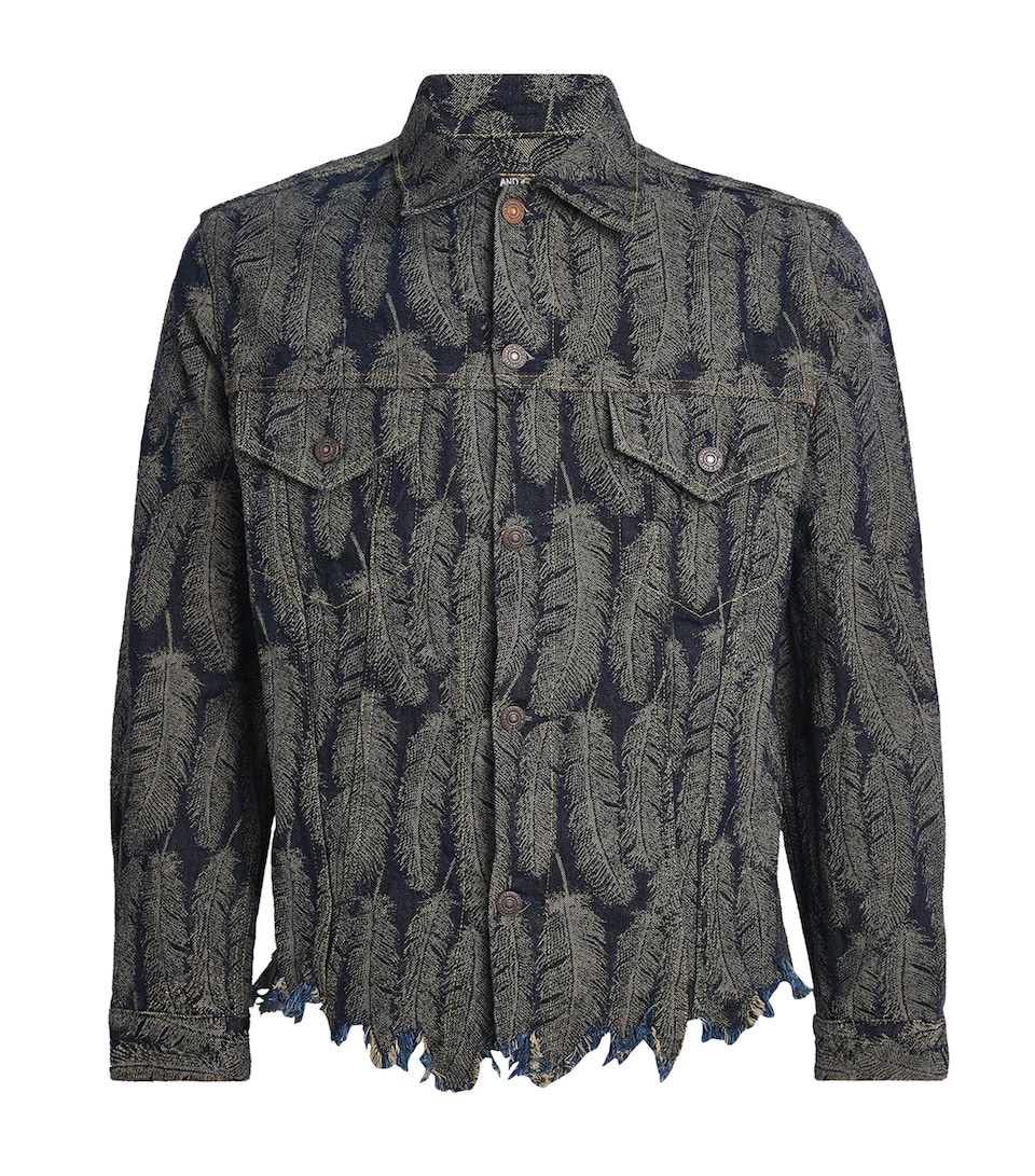 Kapital Mens Magpie Denim Jacket Dark