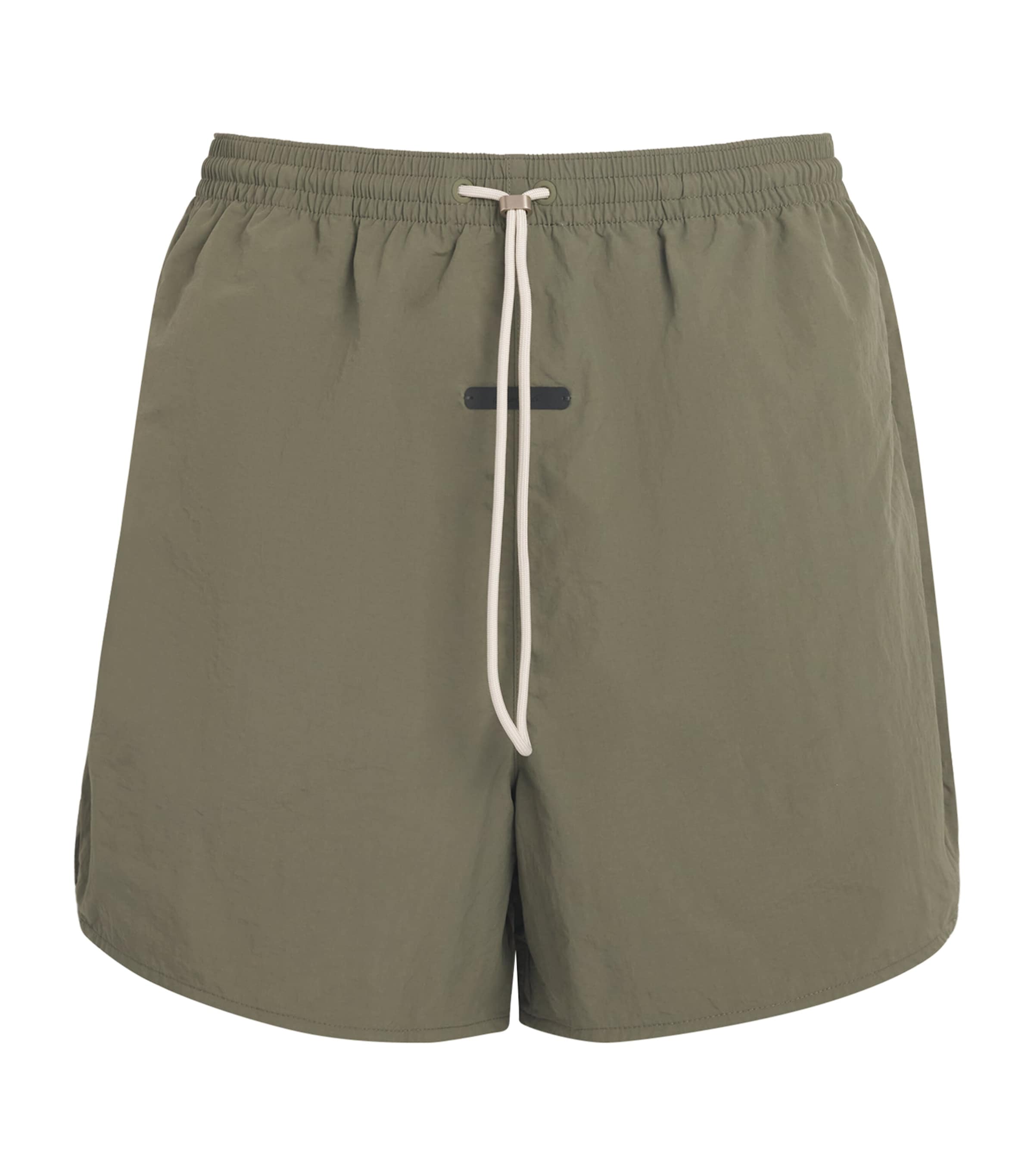 FEAR OF GOD ESSENTIALS Mens Swim Shorts Moss