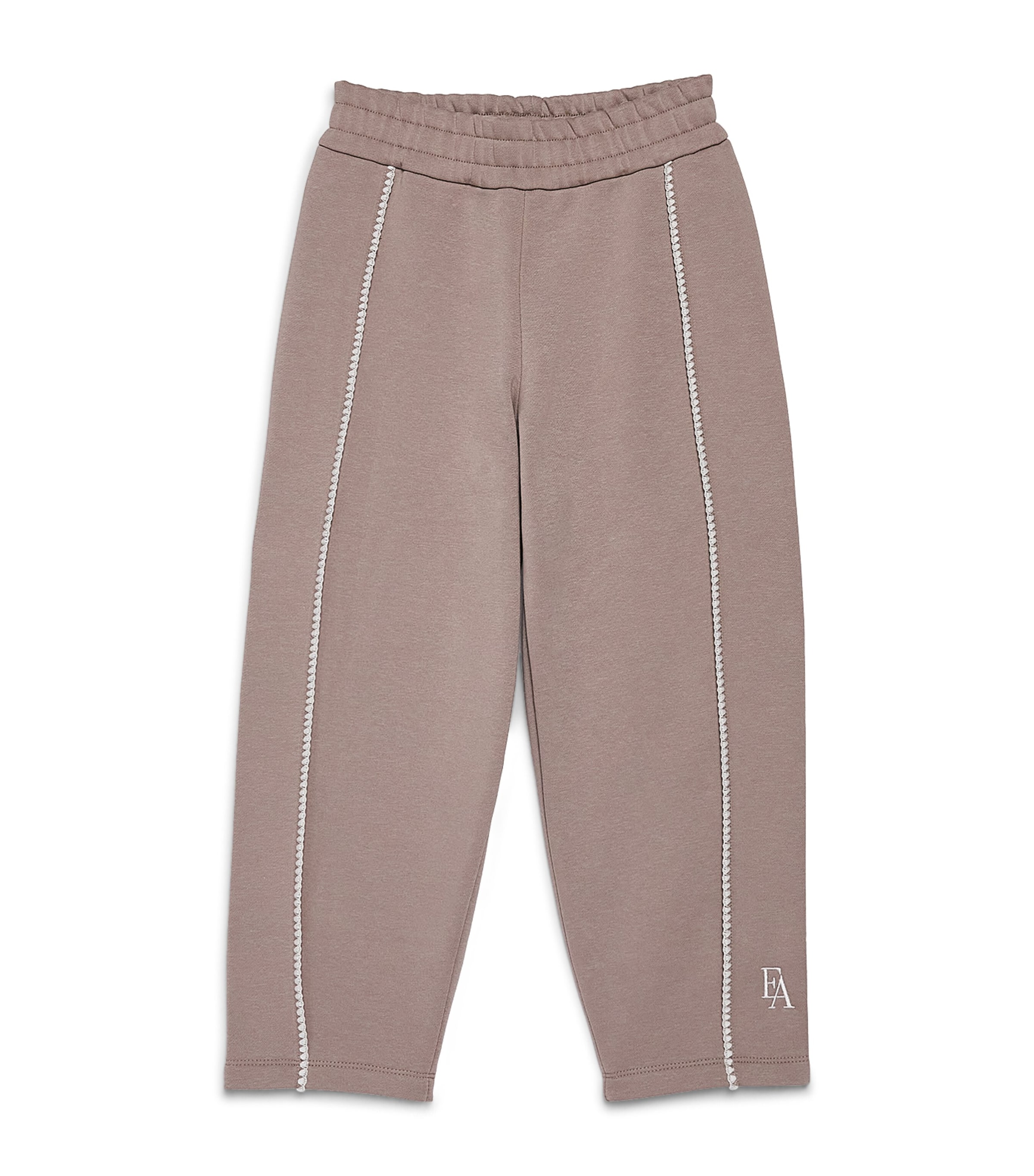 Emporio Armani Kids Crochet-Trim Sweatpants (4-14 Years) Etherea