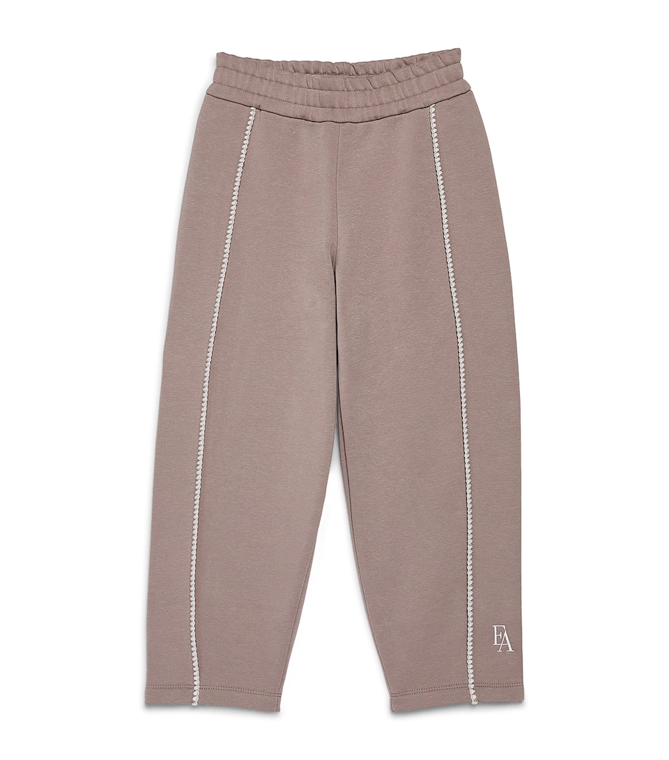 Emporio Armani Kids Crochet-Trim Sweatpants (4-14 Years) Etherea