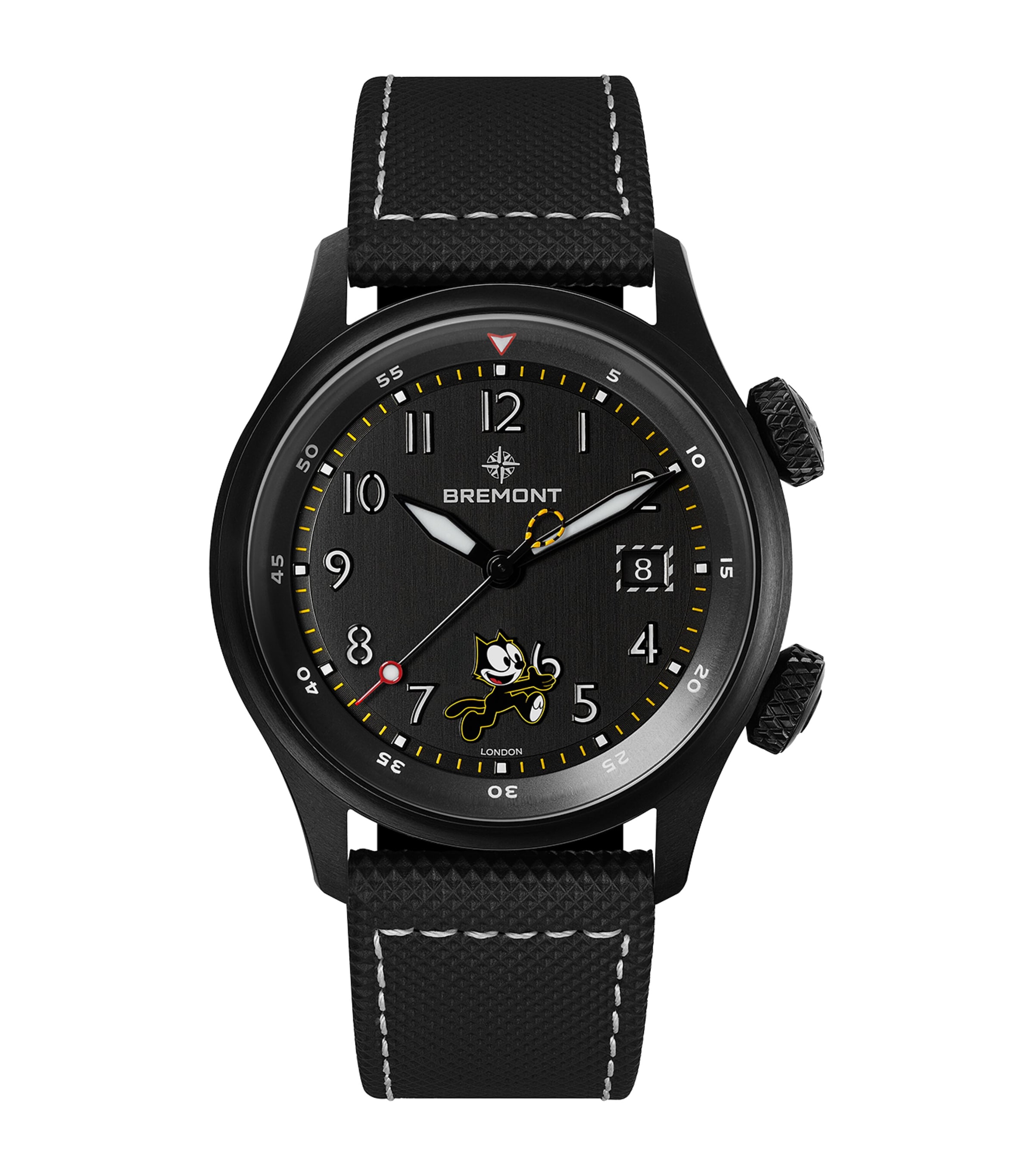 x Felix The Cat Titanium Altitude MB Meteor Pilot's Watch 42mm