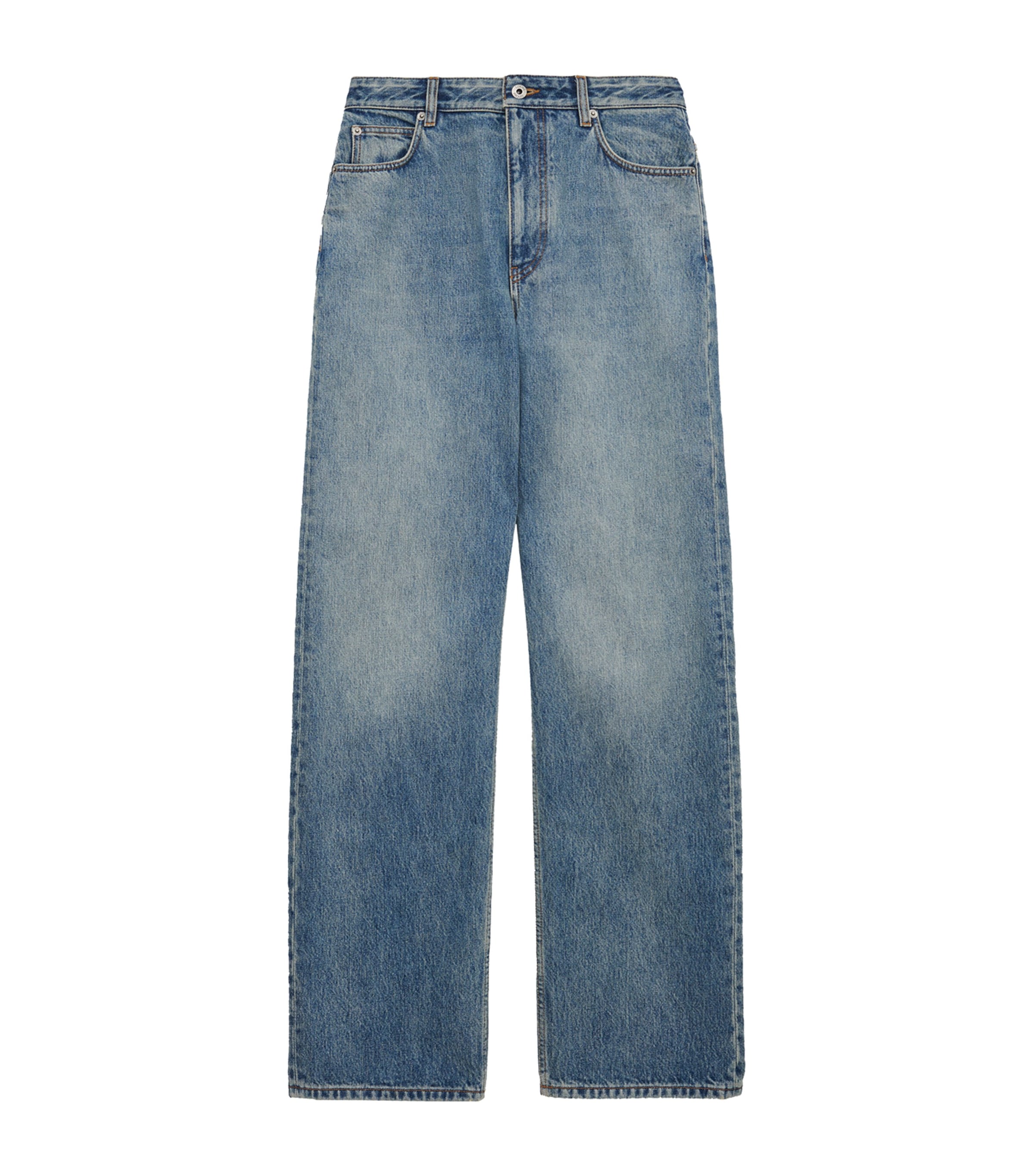 Anagram Wide-Leg Jeans