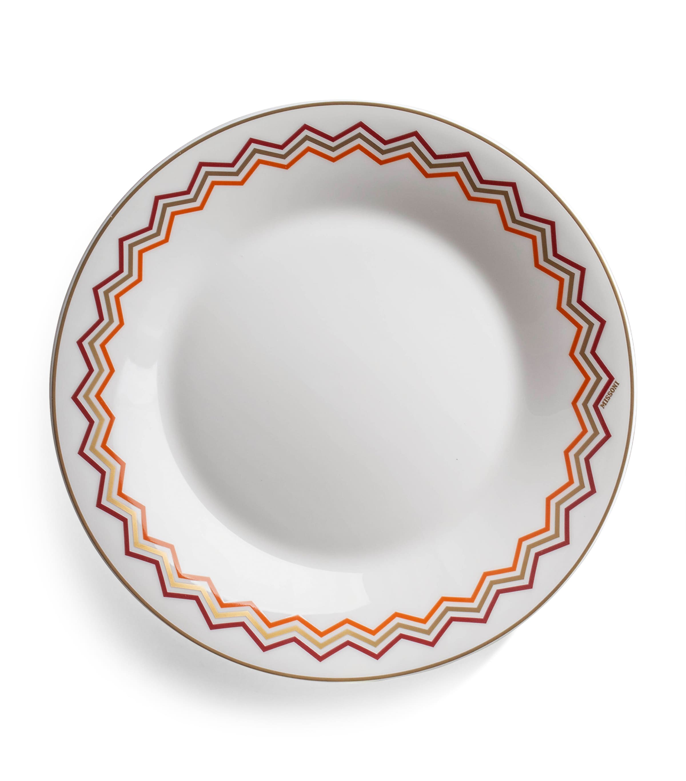 Porcelain Zigzag Soup Plate (22cm)