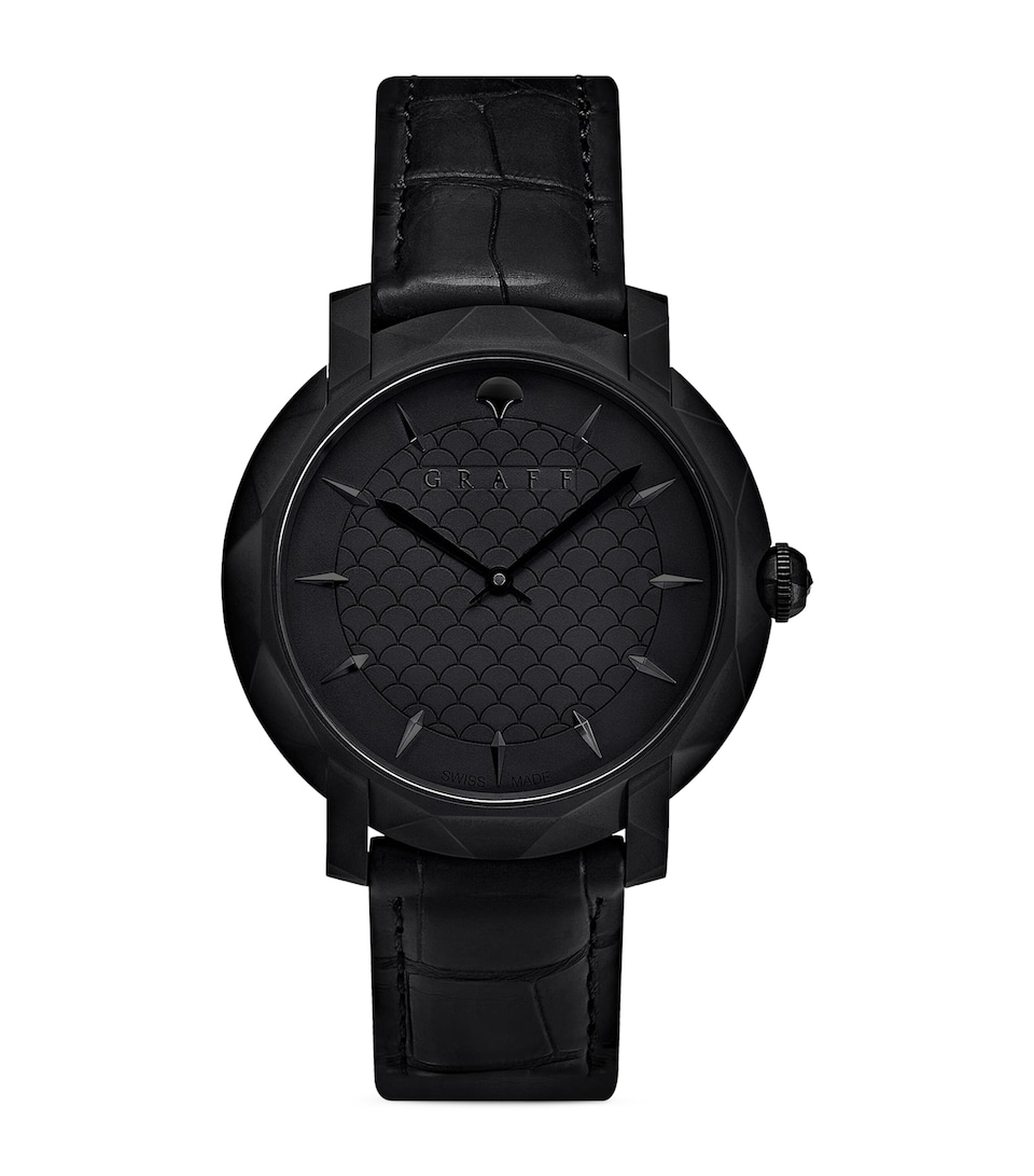 Graff Titanium DLC Eclipse Watch 43mm Black