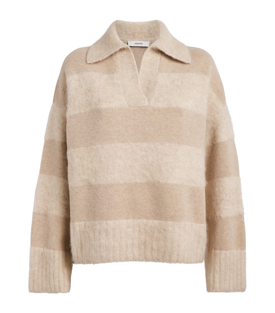 Brushed Stripe Take Sweater