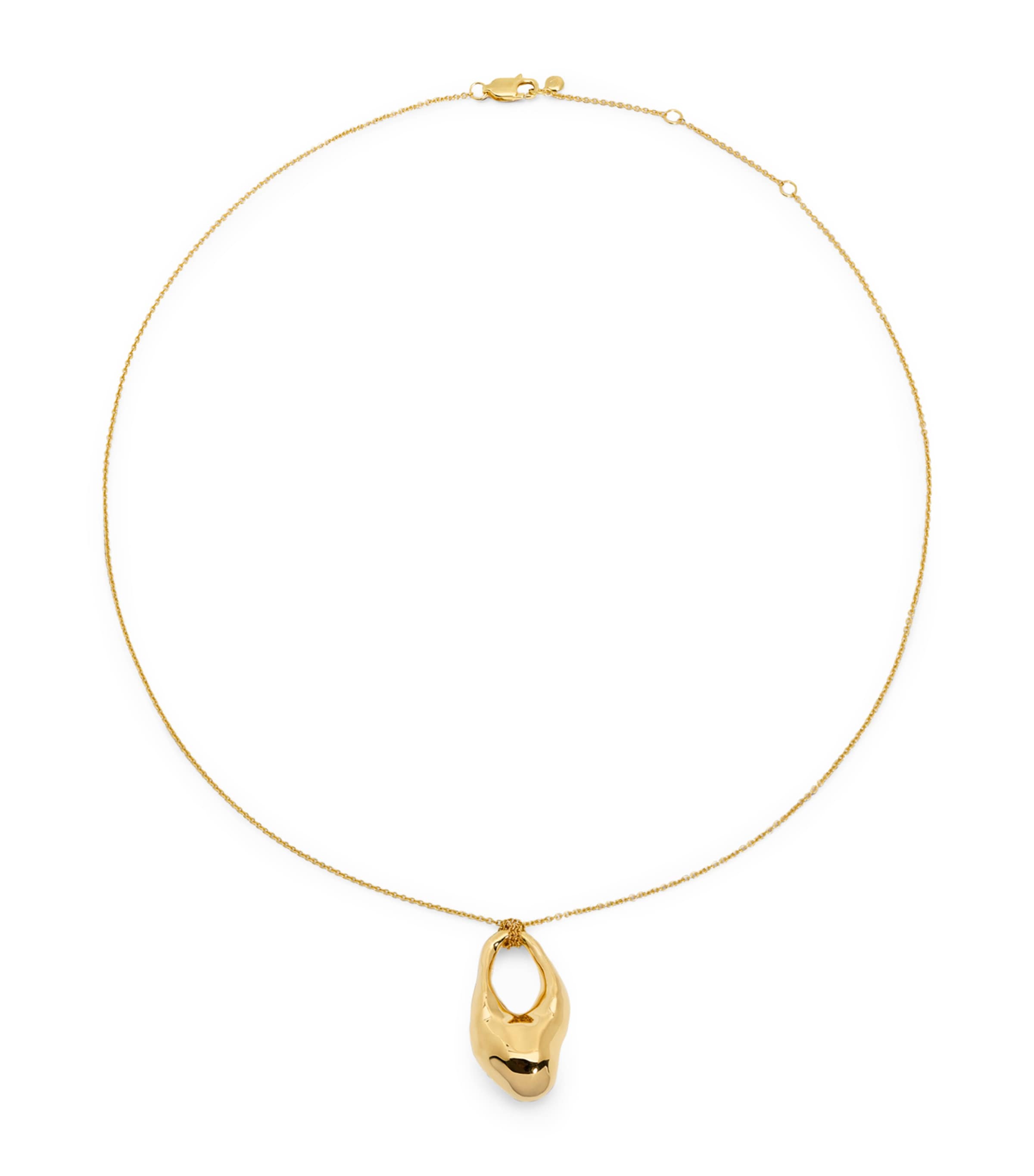 Monica Vinader Gold Vermeil Antica Bold Chain Necklace Gold Vermeil
