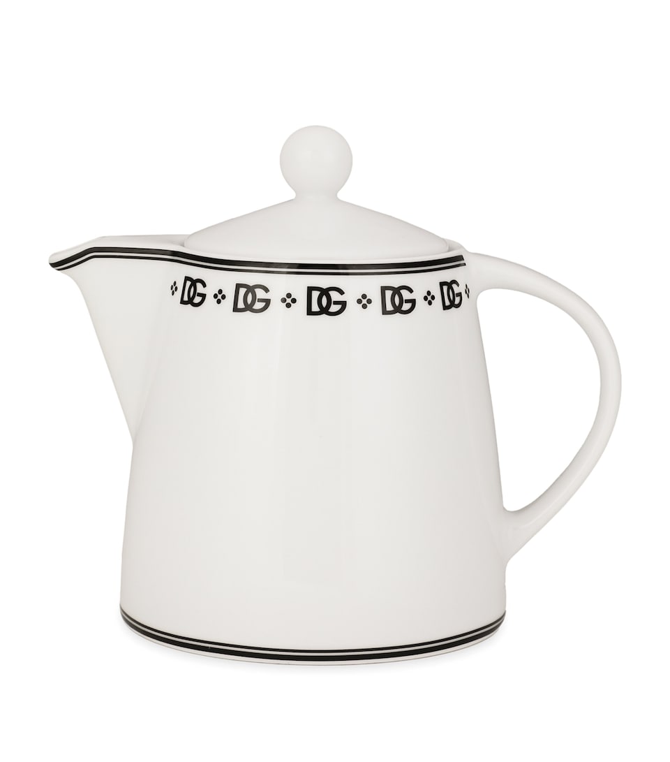 Porcelain DG Logo Teapot