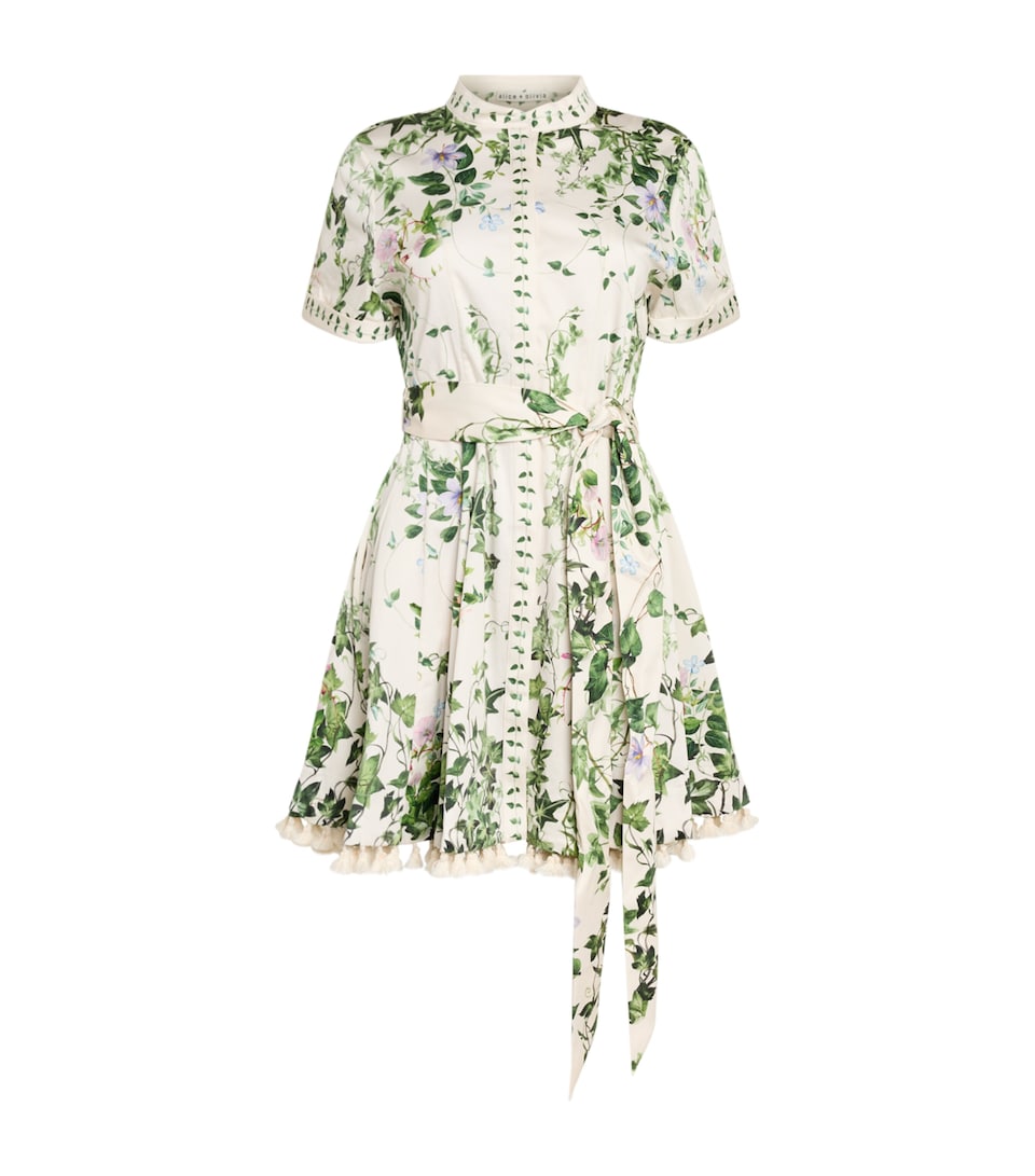 Floral Lucy Mini Shirt Dress