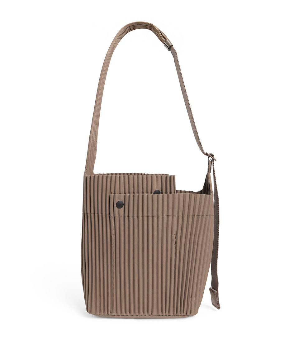 Pleated Utility Shoulder Bag