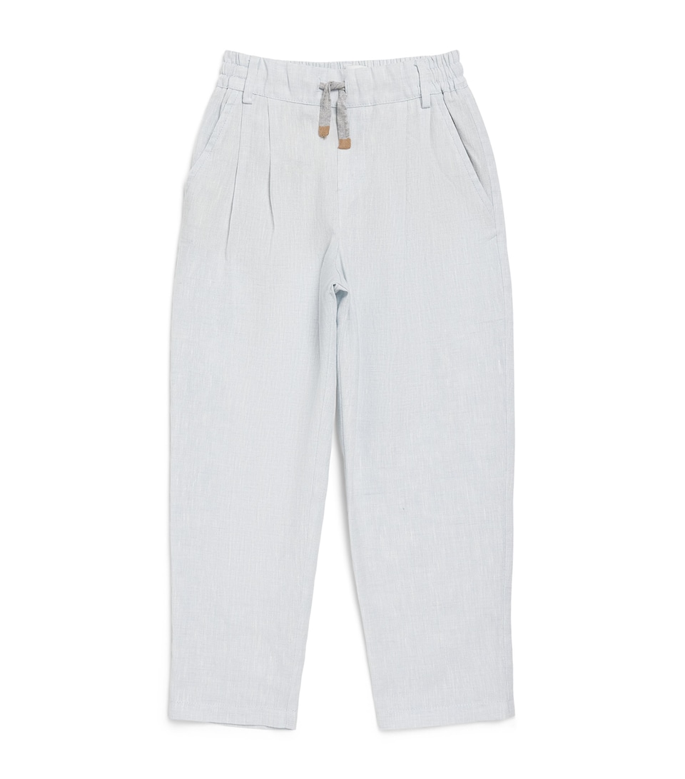 Linen-Blend Tailored Trousers (4-16 Years)