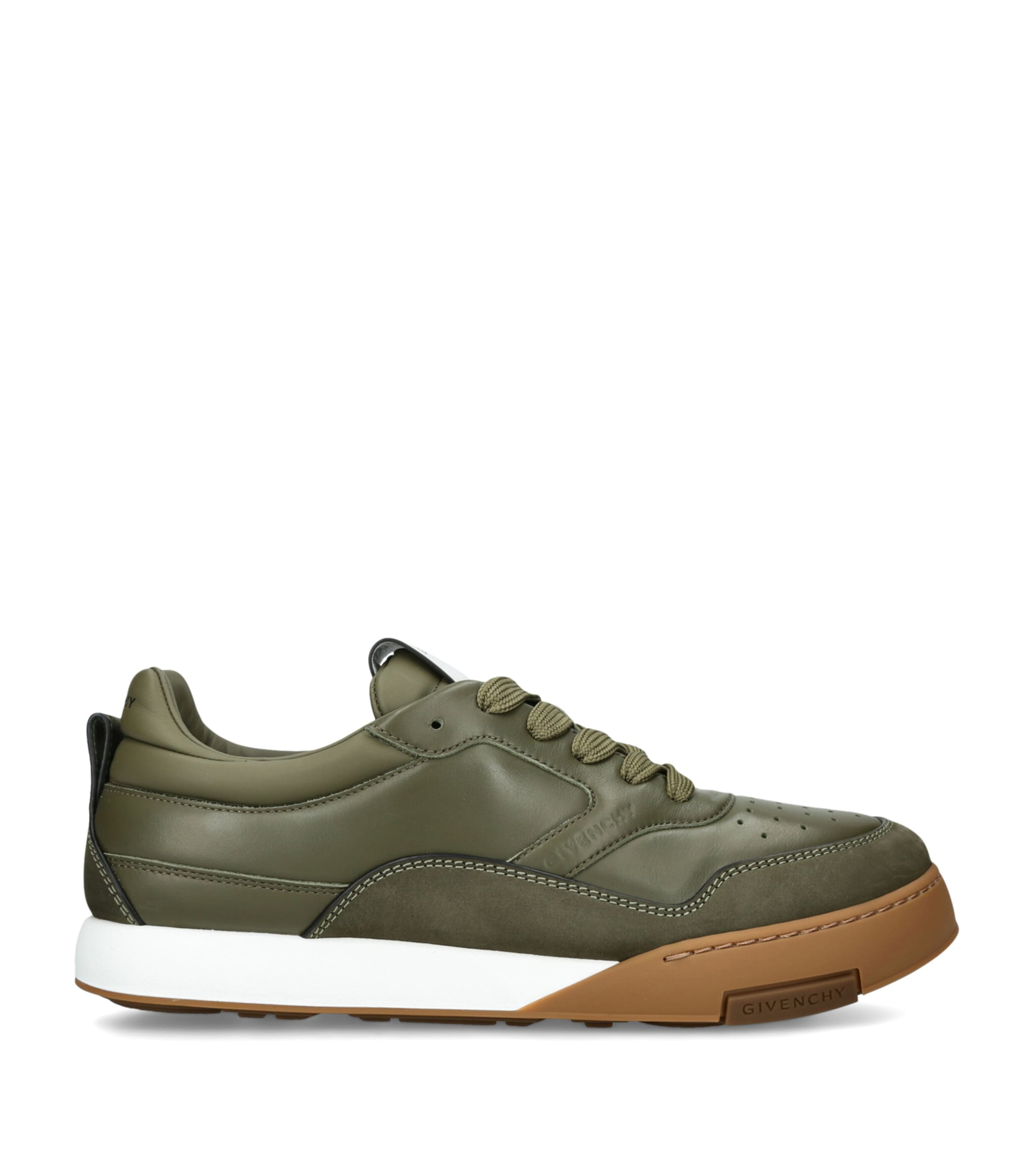 Givenchy Leather Yard Sneakers Khaki