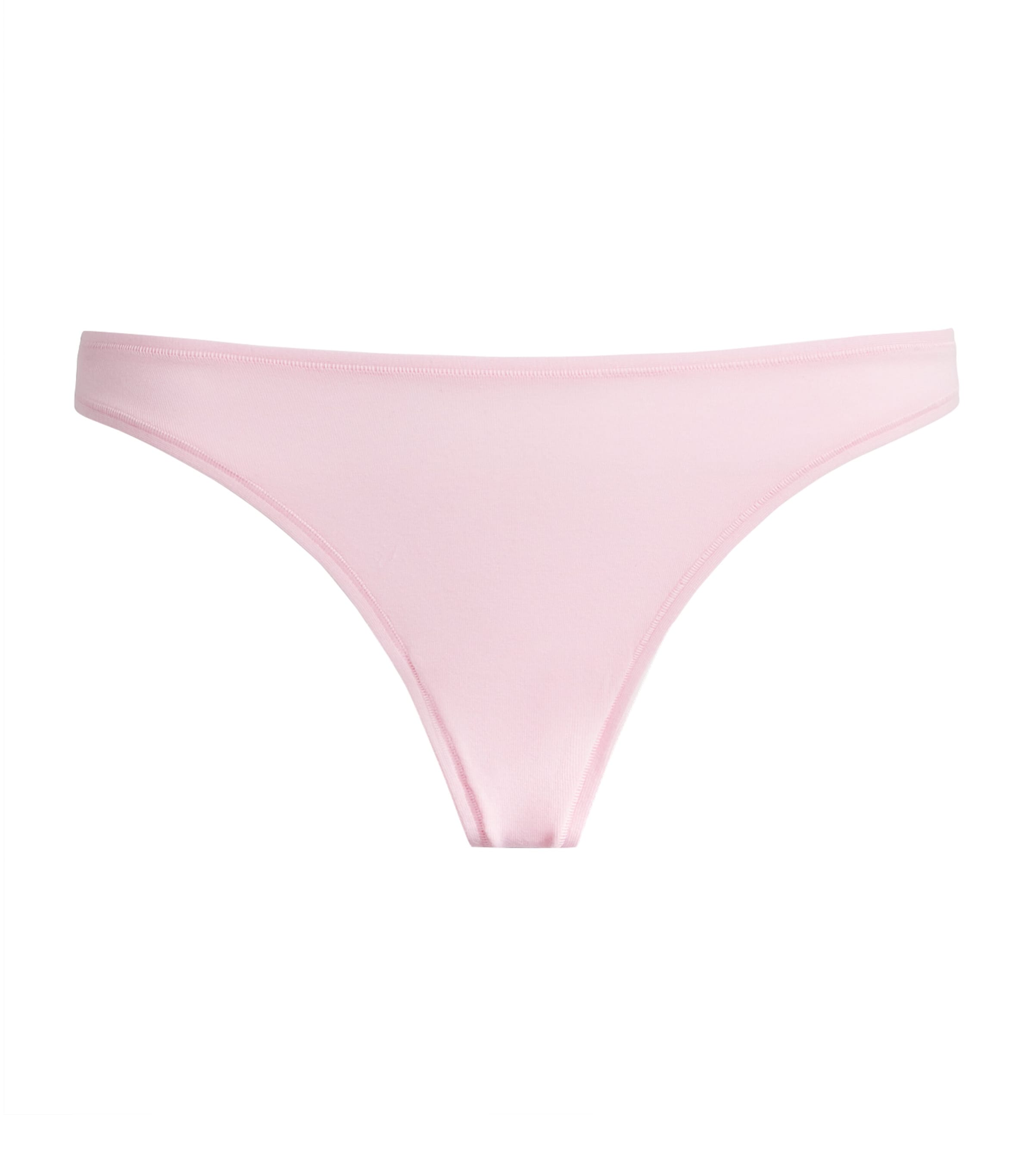 Skims Womens Stretch-Cotton Everyday Thong Peony