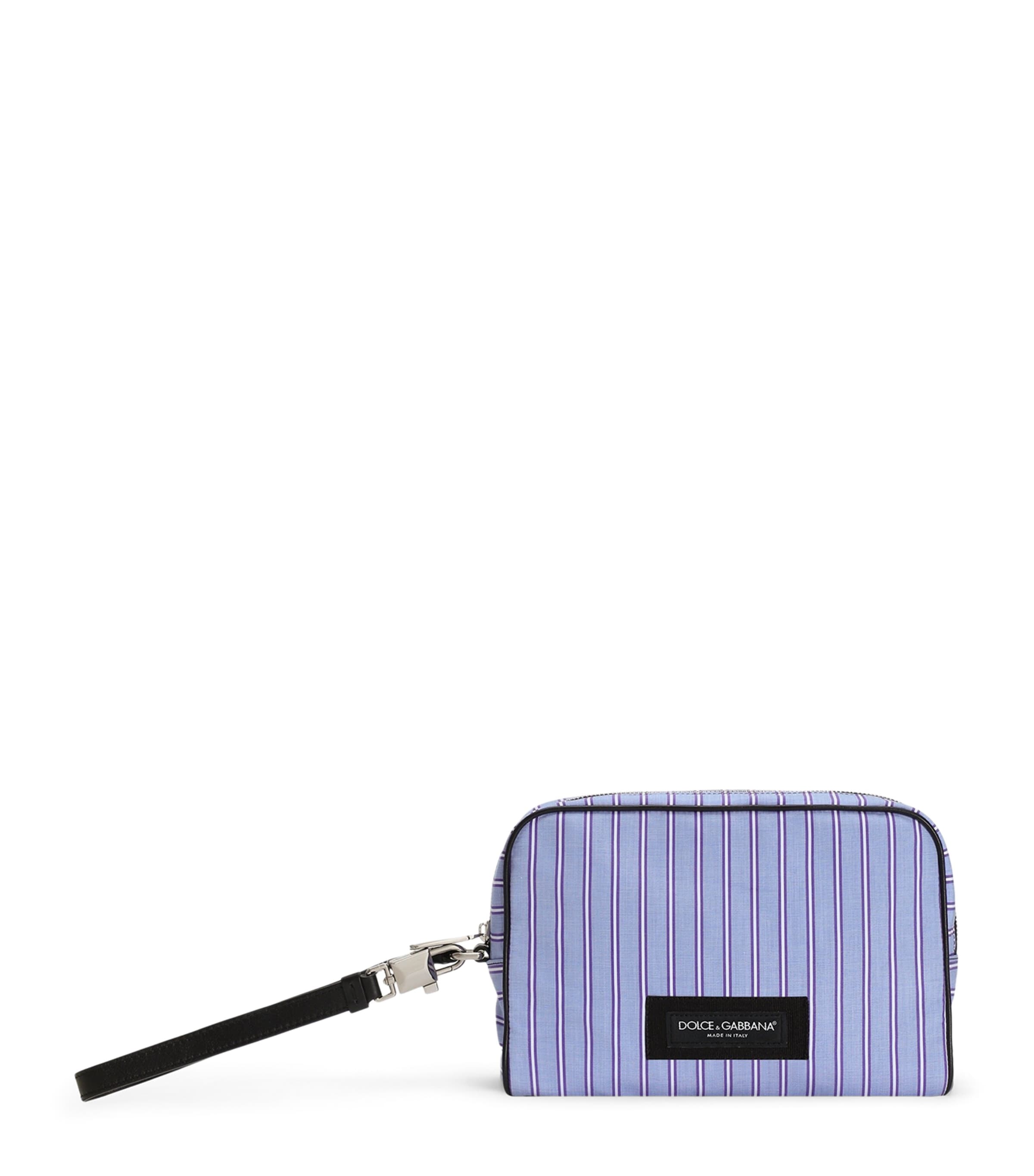 Dolce&Gabbana Cotton Stripe Clutch Bag Multicolor Azz