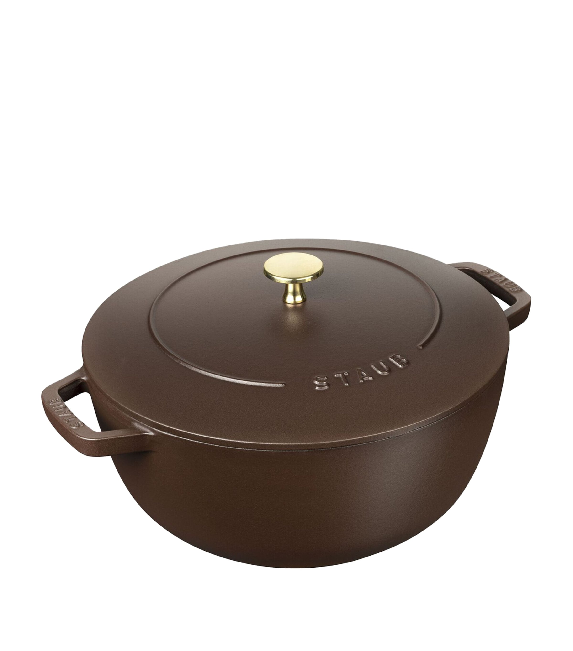 Staub Round French Oven (26cm) Brown