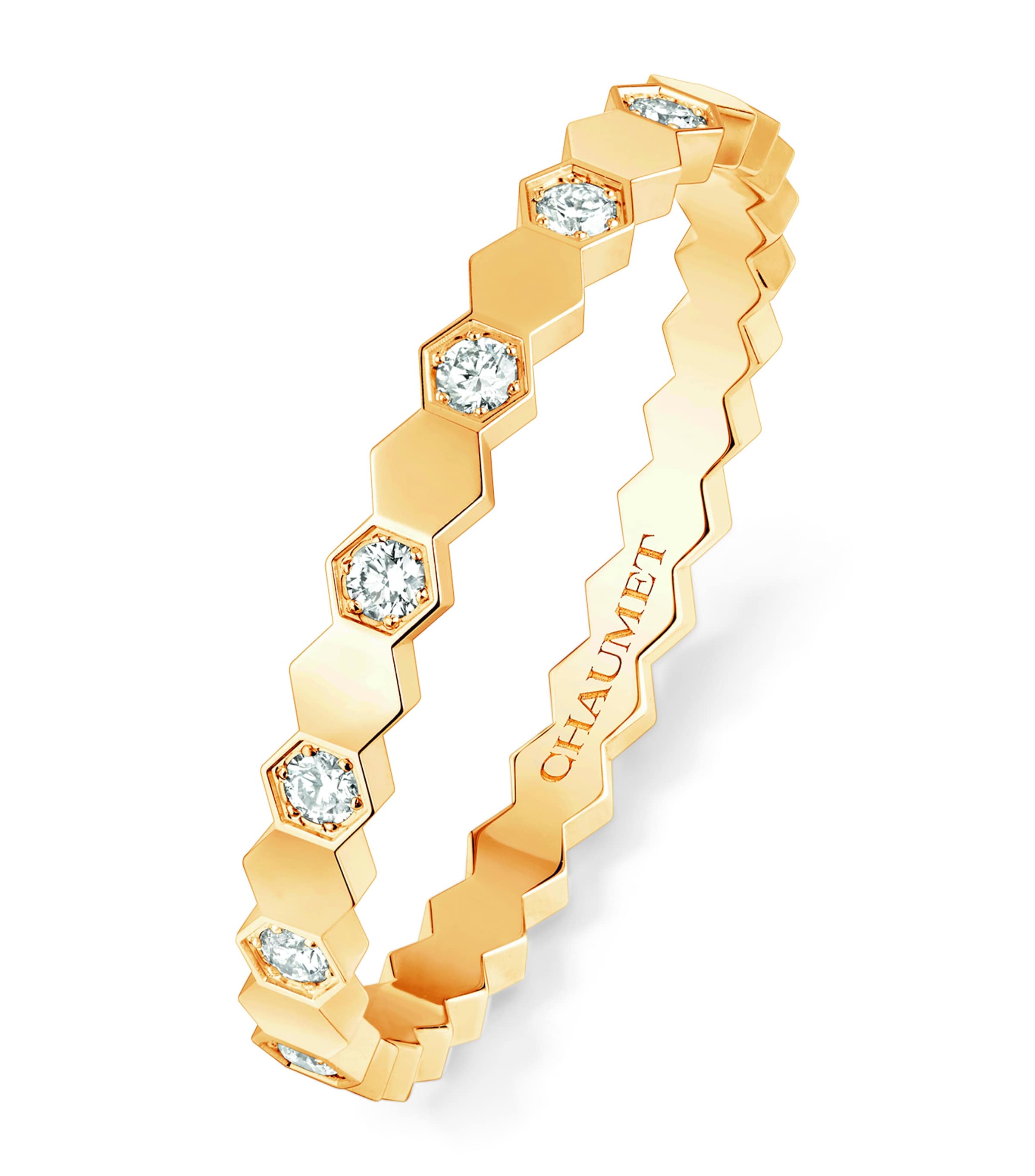 Chaumet Yellow Gold and Diamond Bee de Chaumet Ring Yellow Gold