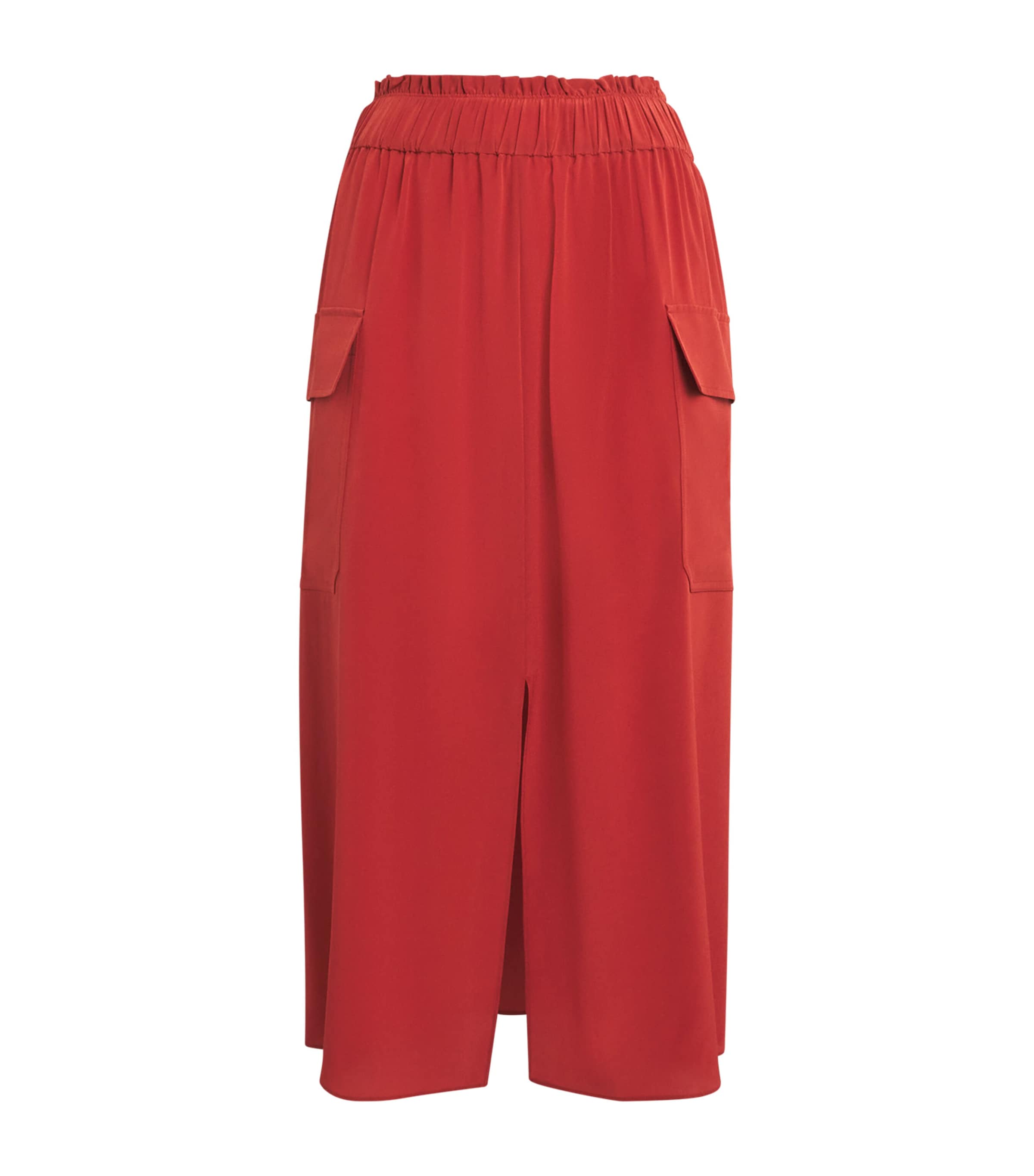 Silk Charai Midi Skirt