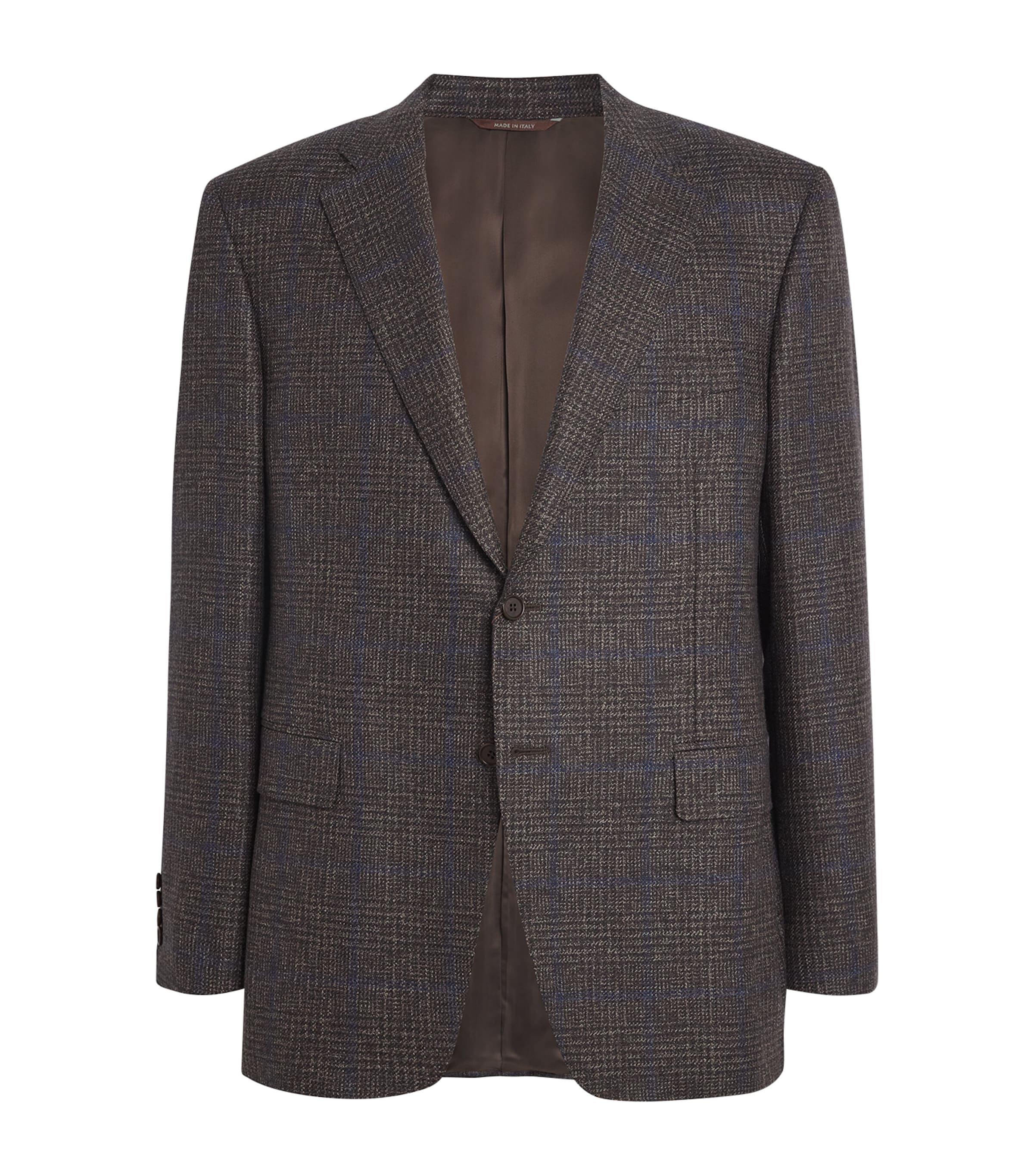 Wool Check Jacquard Blazer
