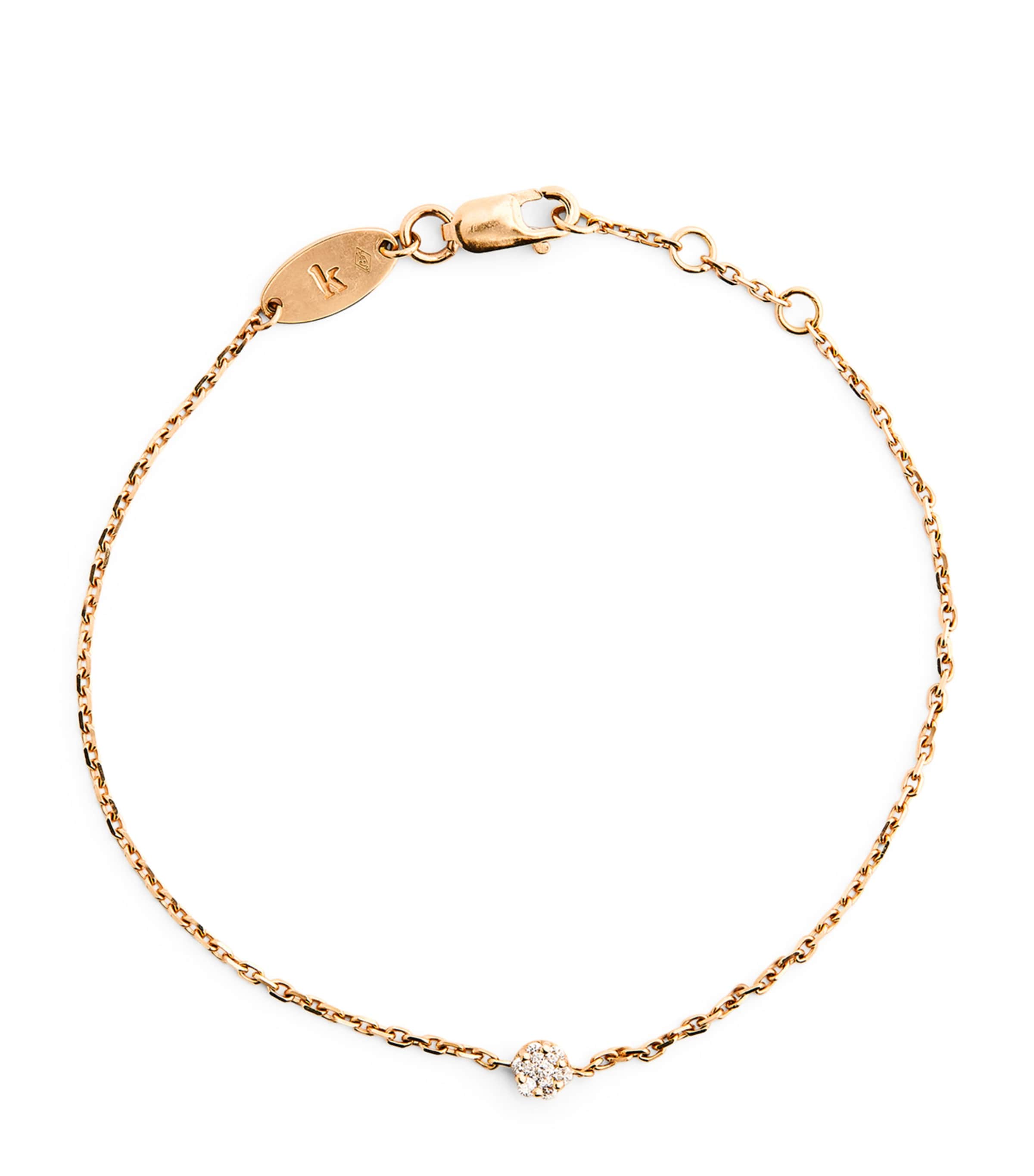Yellow Gold and Diamond Illusion Bracelet