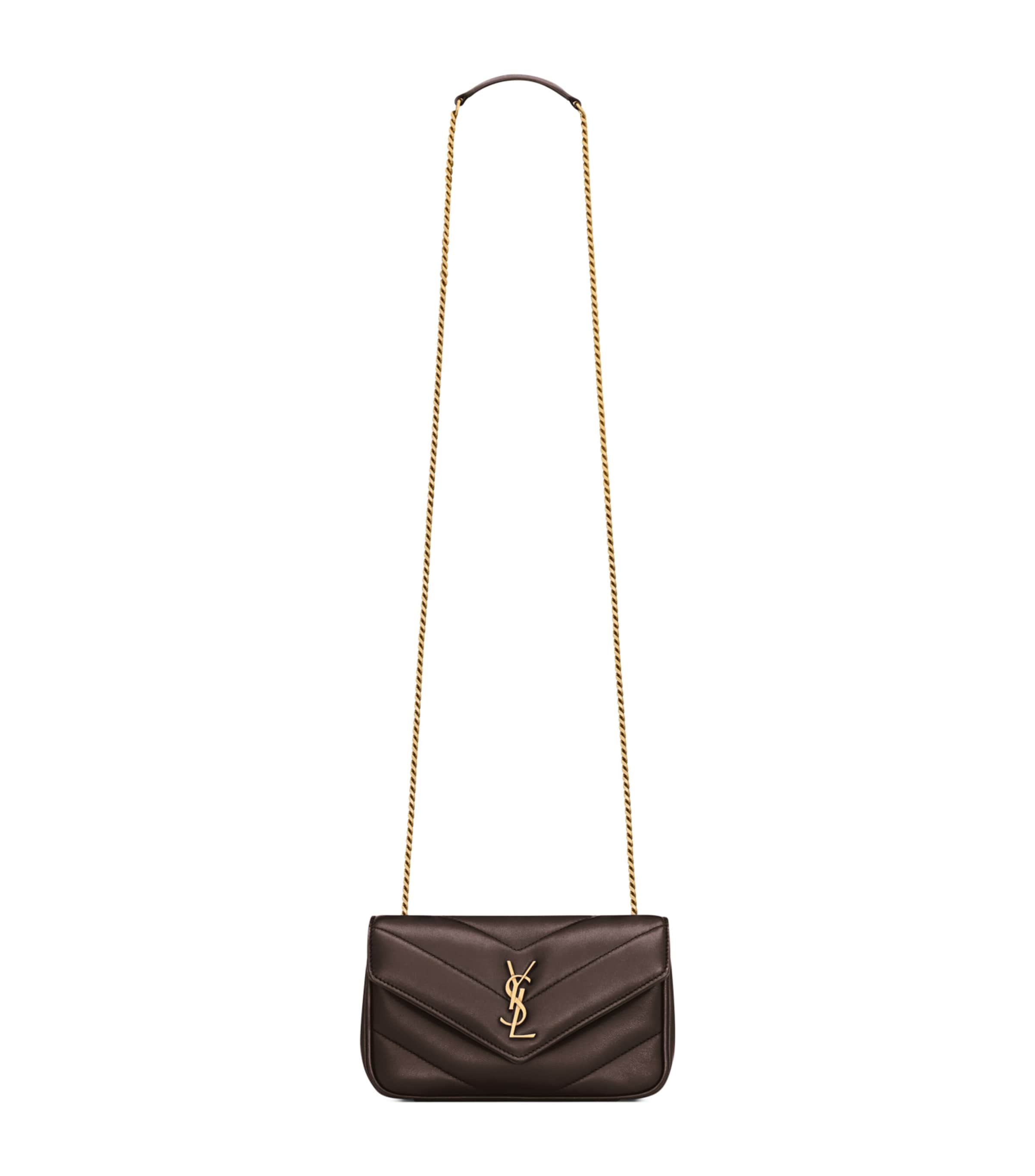 Saint Laurent Mini Matelassé Loulou Shoulder Bag