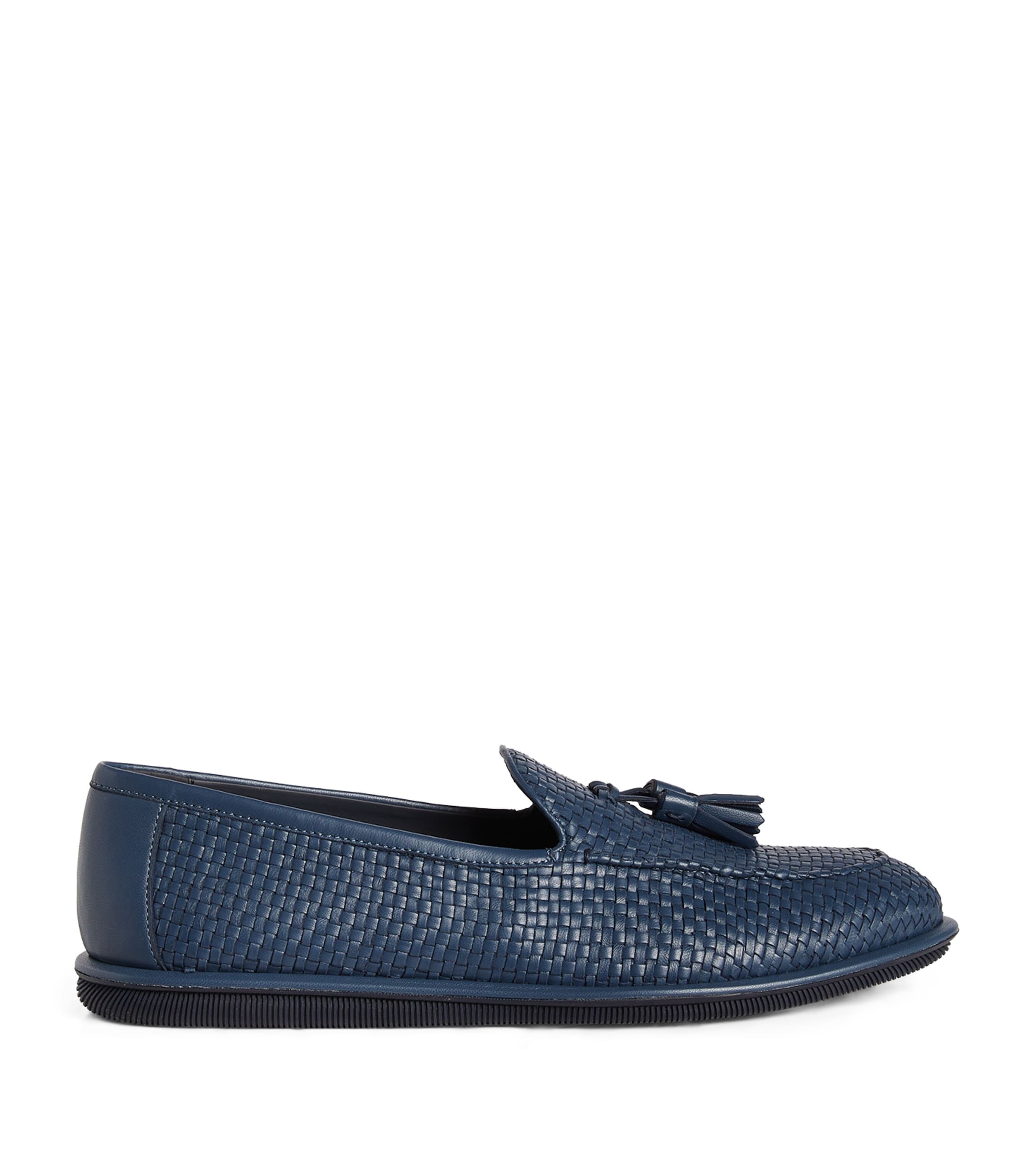 Brunello Cucinelli Techno Raffia Precious Trim Slippers