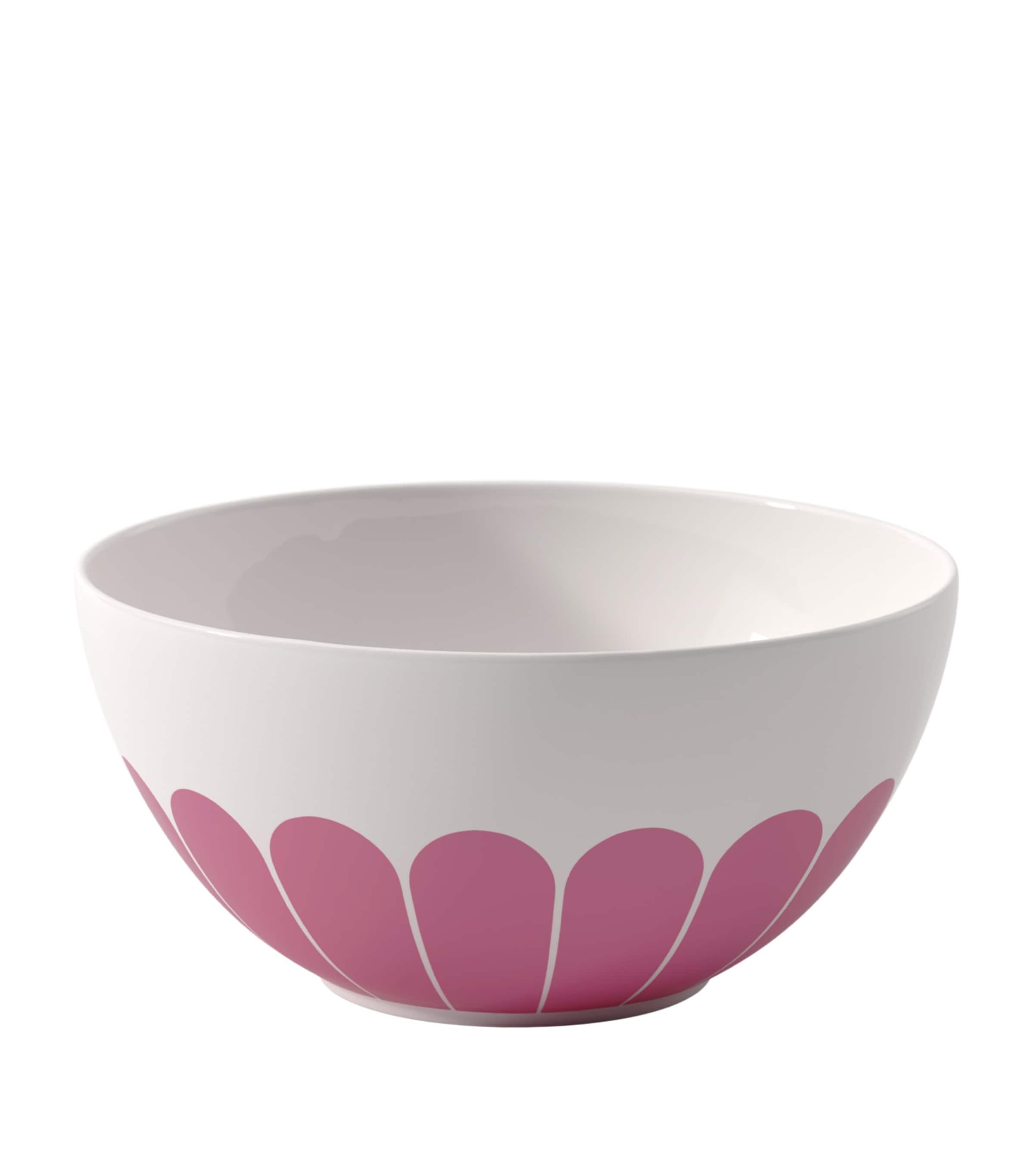 Porcelain Fleur Salad Bowl (24cm)