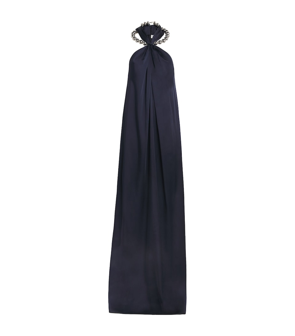 Satin Embellished Gown