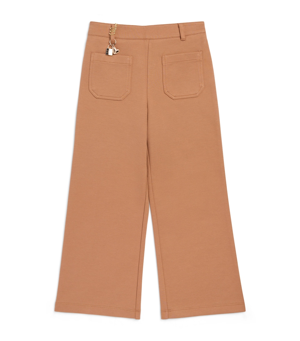 Chloé Kids Wide-Leg Trousers (4-14 Years) Thrush