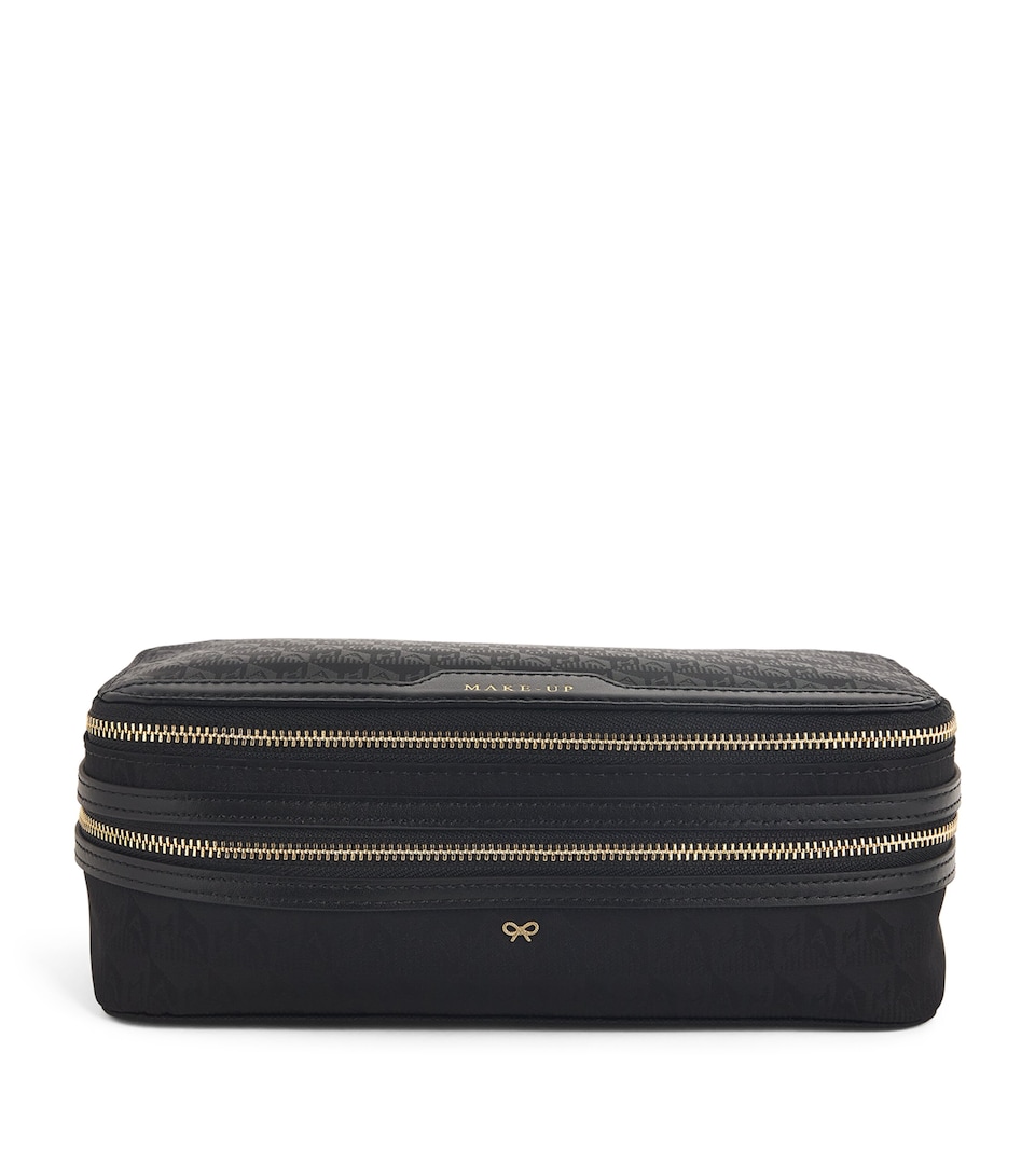 Logo Jacquard Make-Up Pouch