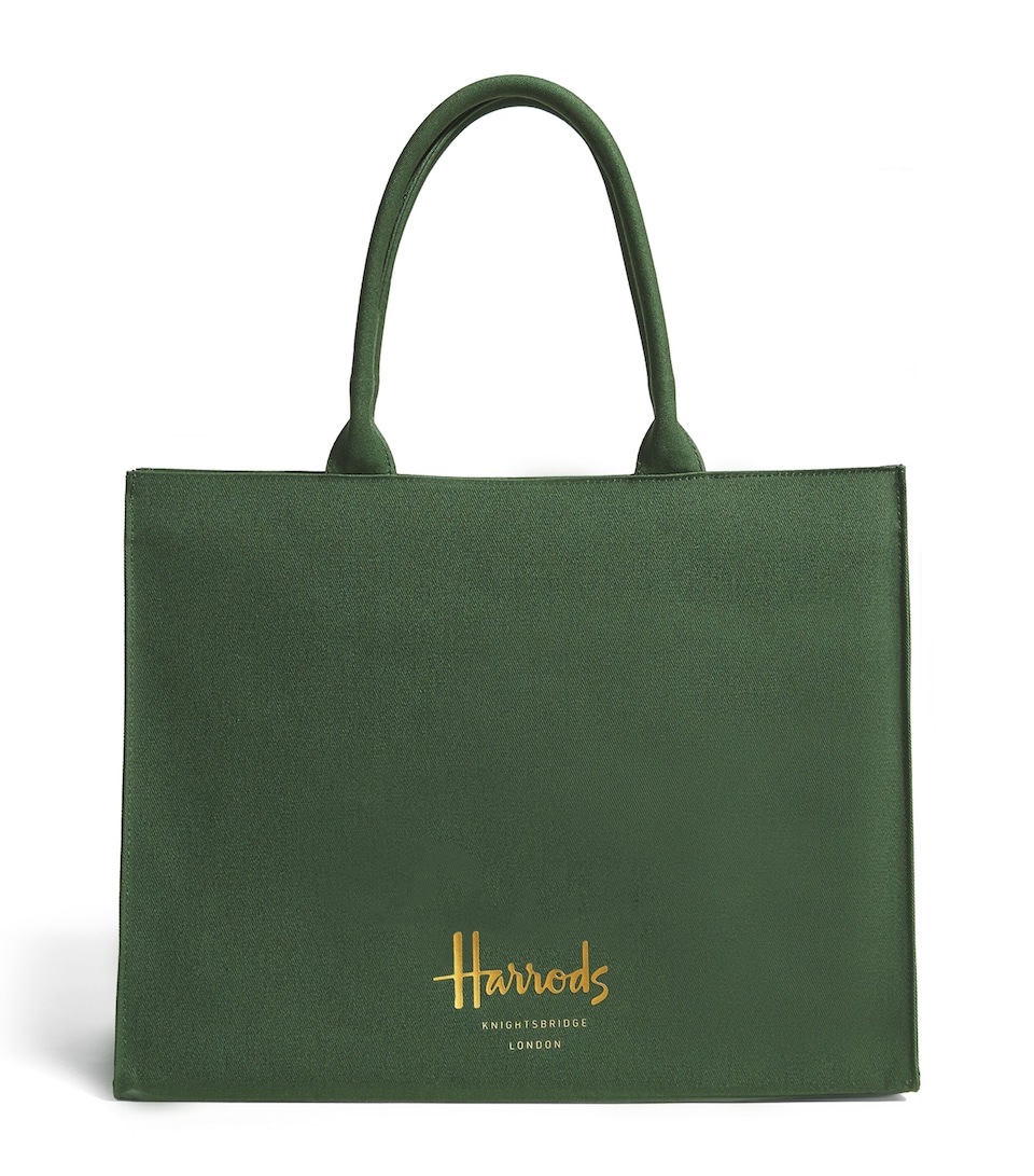 Large Cotton Logo Tote Bag