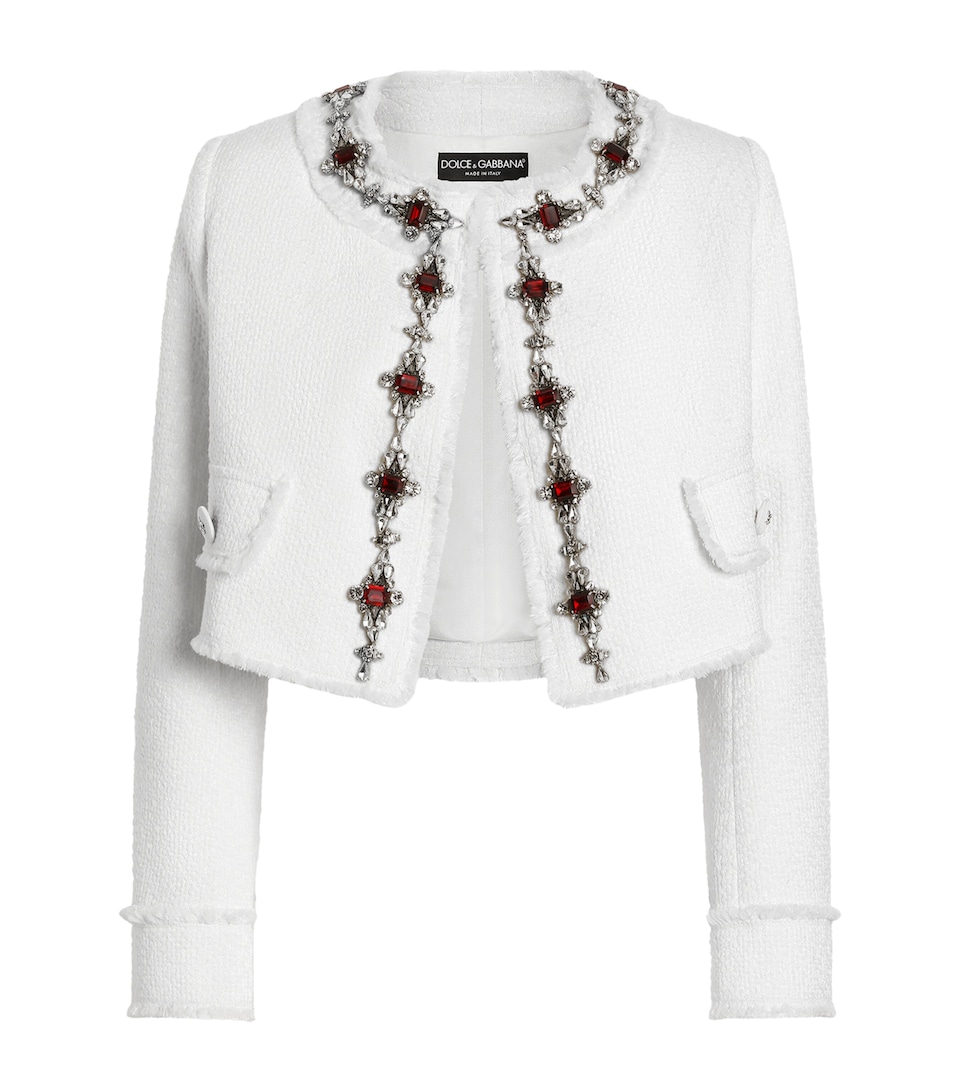 Tweed Embellished Jacket