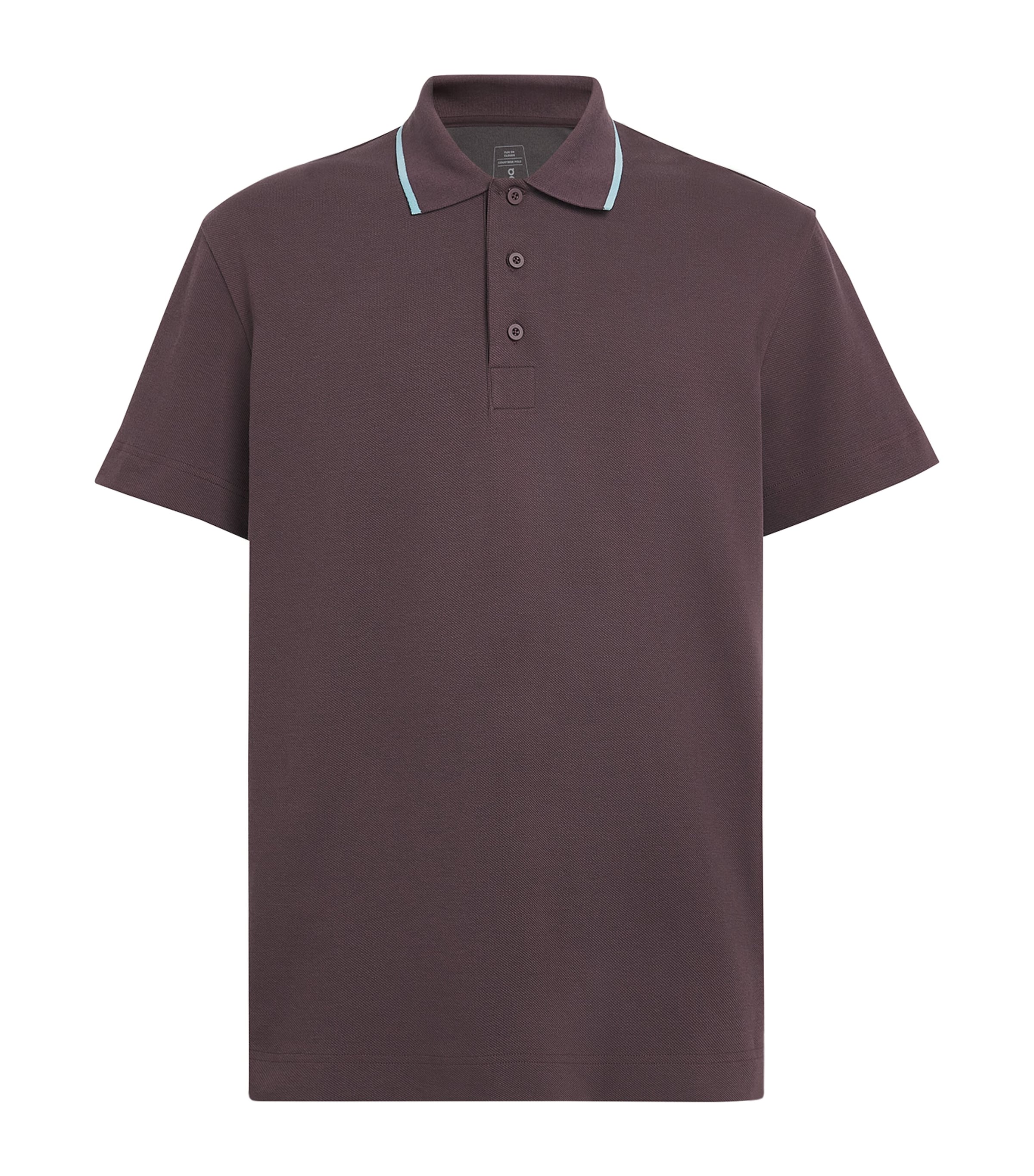 On Mens Courtside Polo Shirt Mulberry