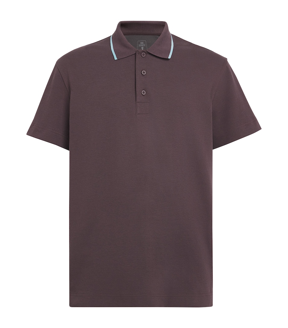 On Mens Courtside Polo Shirt Mulberry