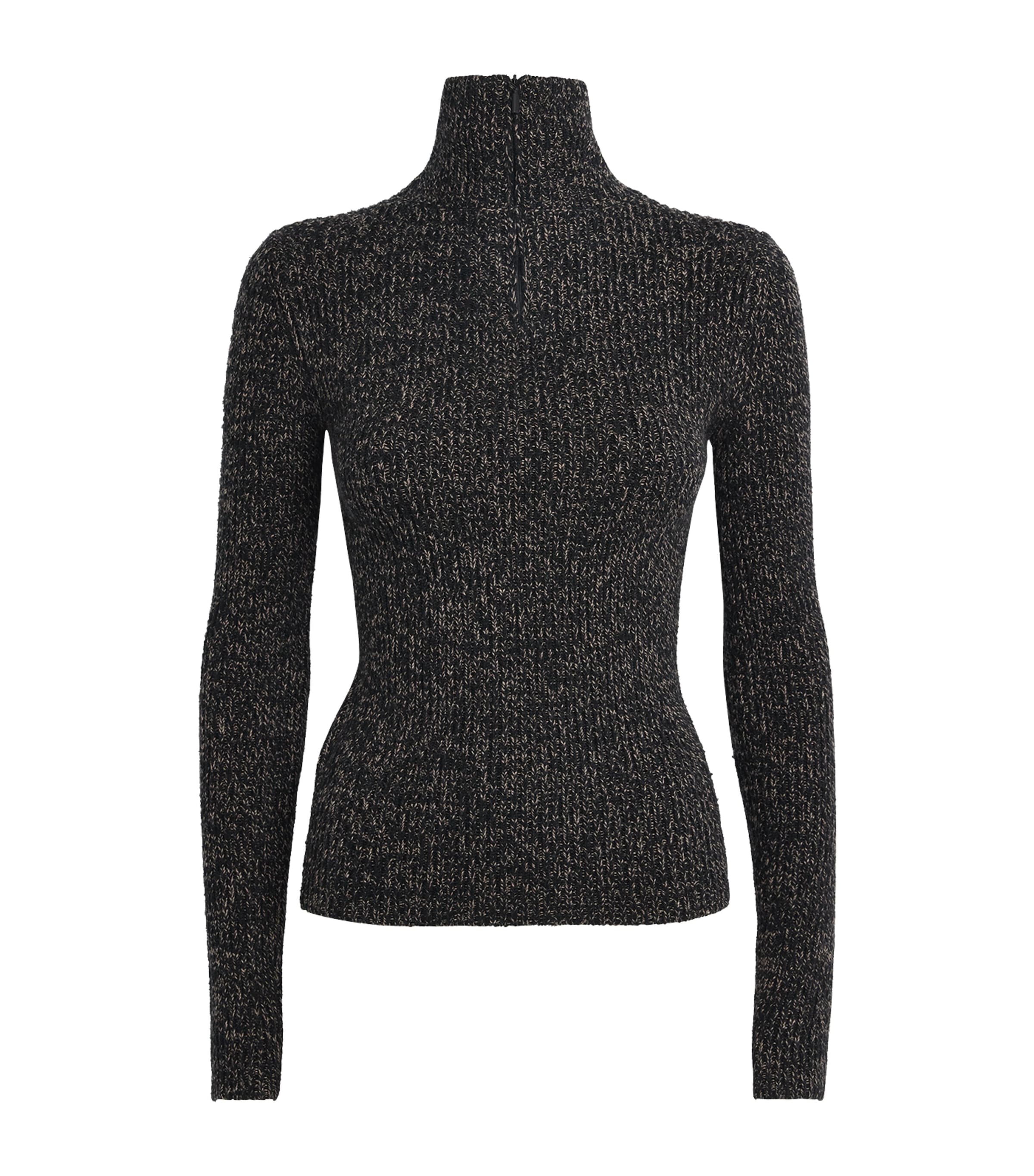Wool-Blend Rollneck Sweater