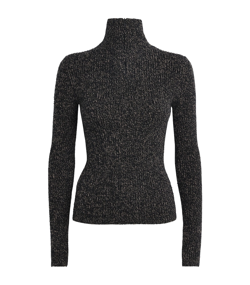 Wool-Blend Rollneck Sweater
