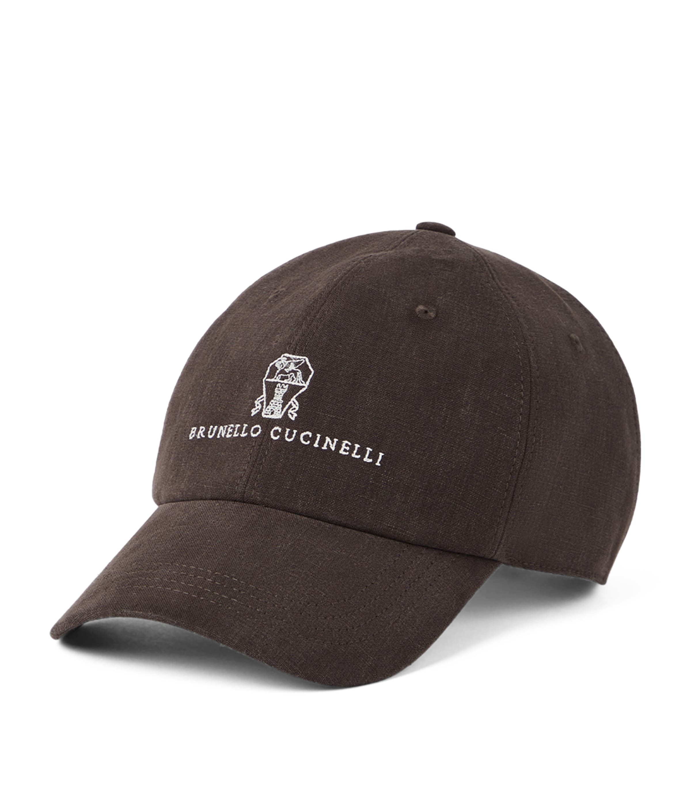【関税＆送料込み】Brunello Cucinelli Hats Brunello Cucinelli logo-embroidered Baseball Cap | Blue