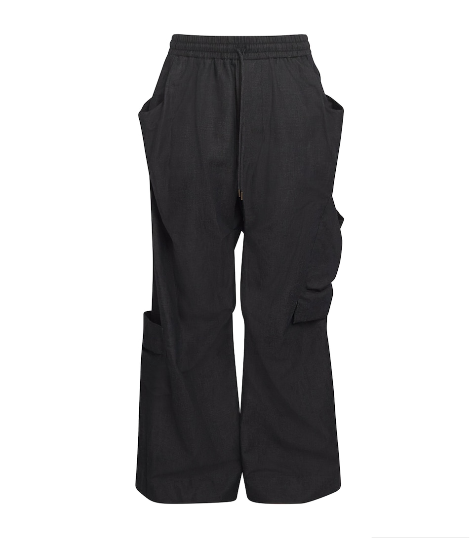 Drawstring Cargo Trousers