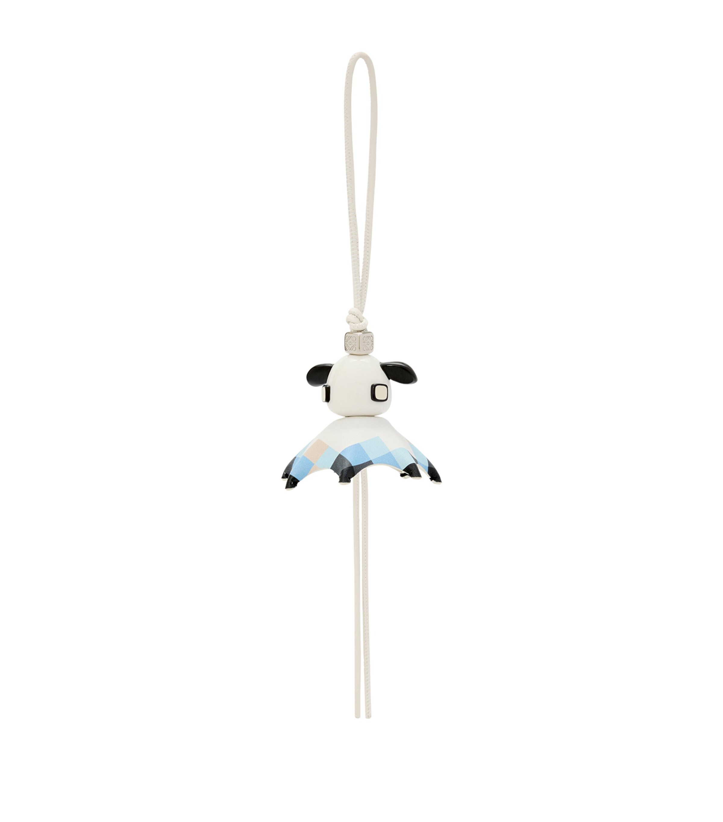 キーホルダー・キーリング LOEWE Multicolor Leather And Felt Corgi Key Ring LOEWE Felt Corgi Charm | Harrods US