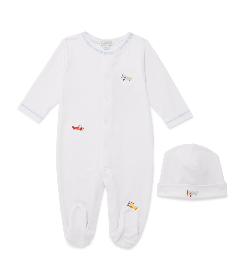 Kissy Kissy Pima Cotton All-In-One and Hat Set (0-9 Months)