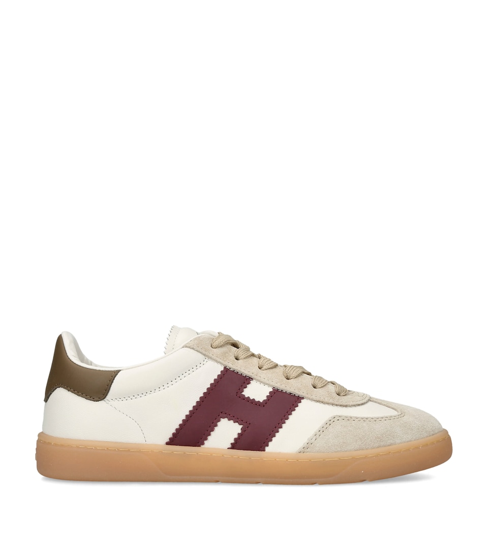 Hogan Leather Cool Sneakers White/red