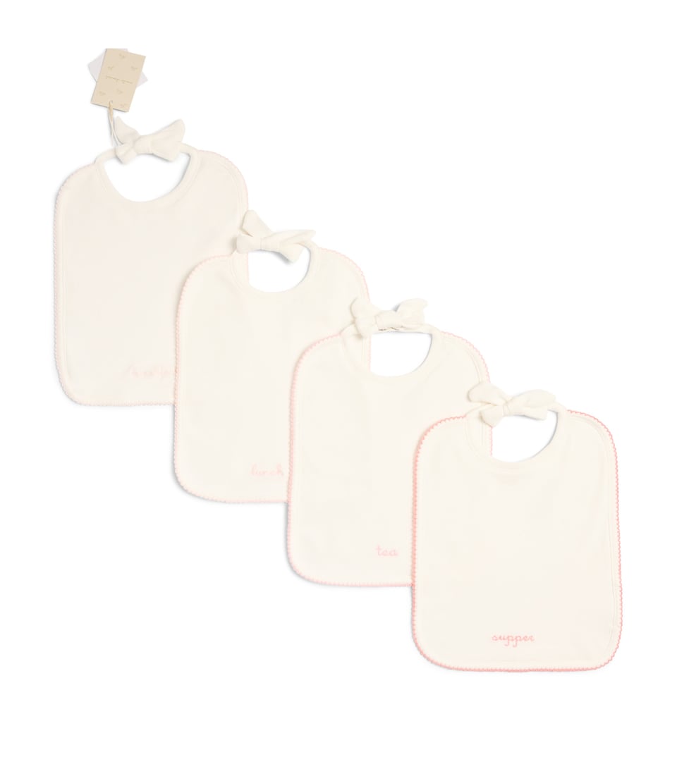 Marie-Chantal Morning Till Night Bibs (Set of 4) Mc Pink