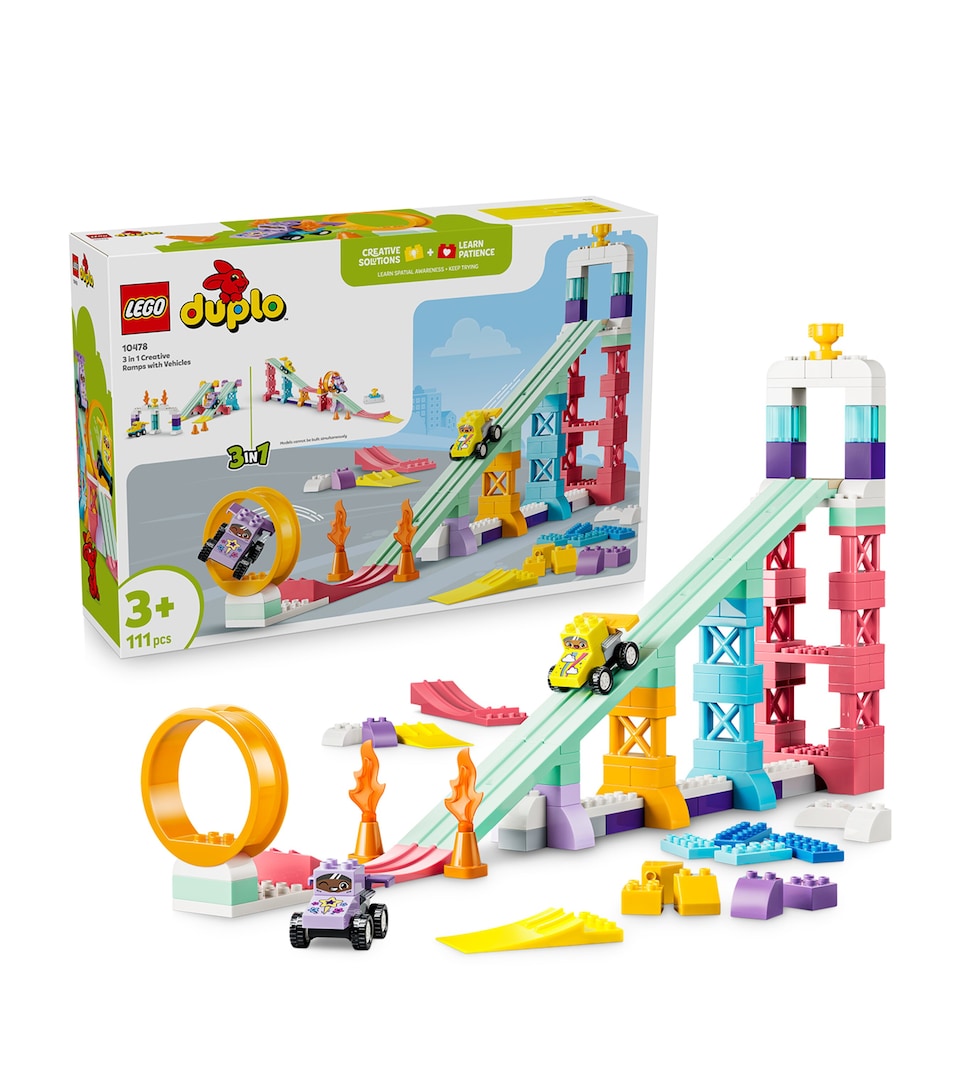 Lego DUPLO 3 in 1 Creative Ramps with Vehicles 10478
