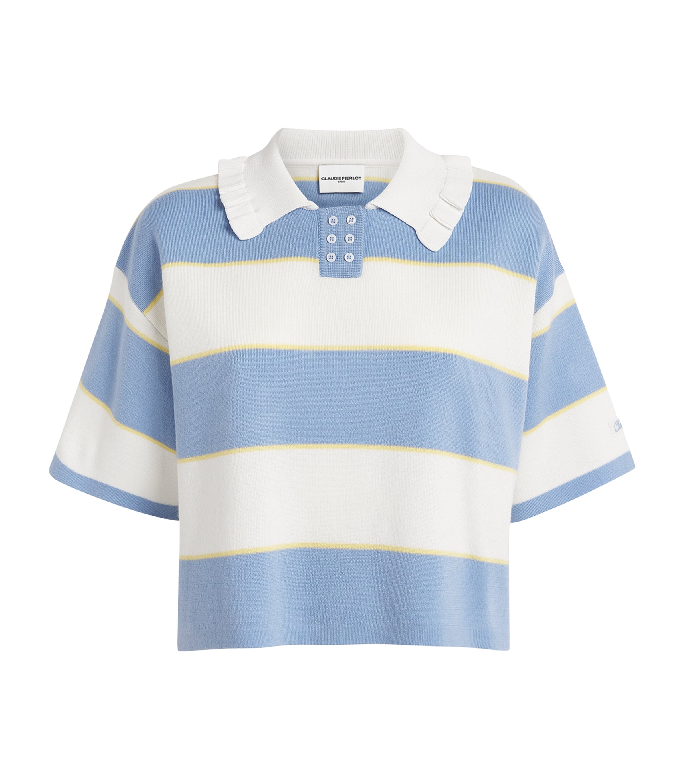 Stripe Polo Sweater