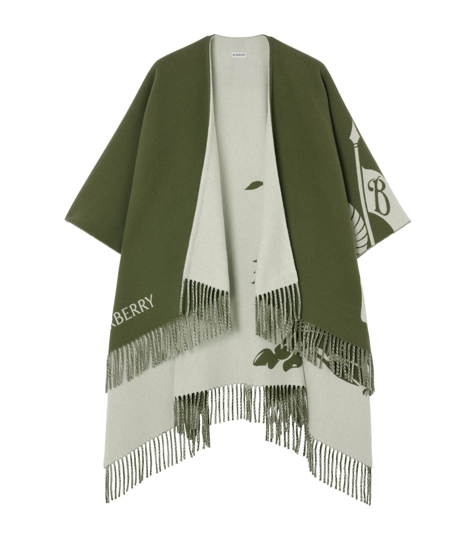 Burberry Wool-Cashmere EKD Cape Pea Green