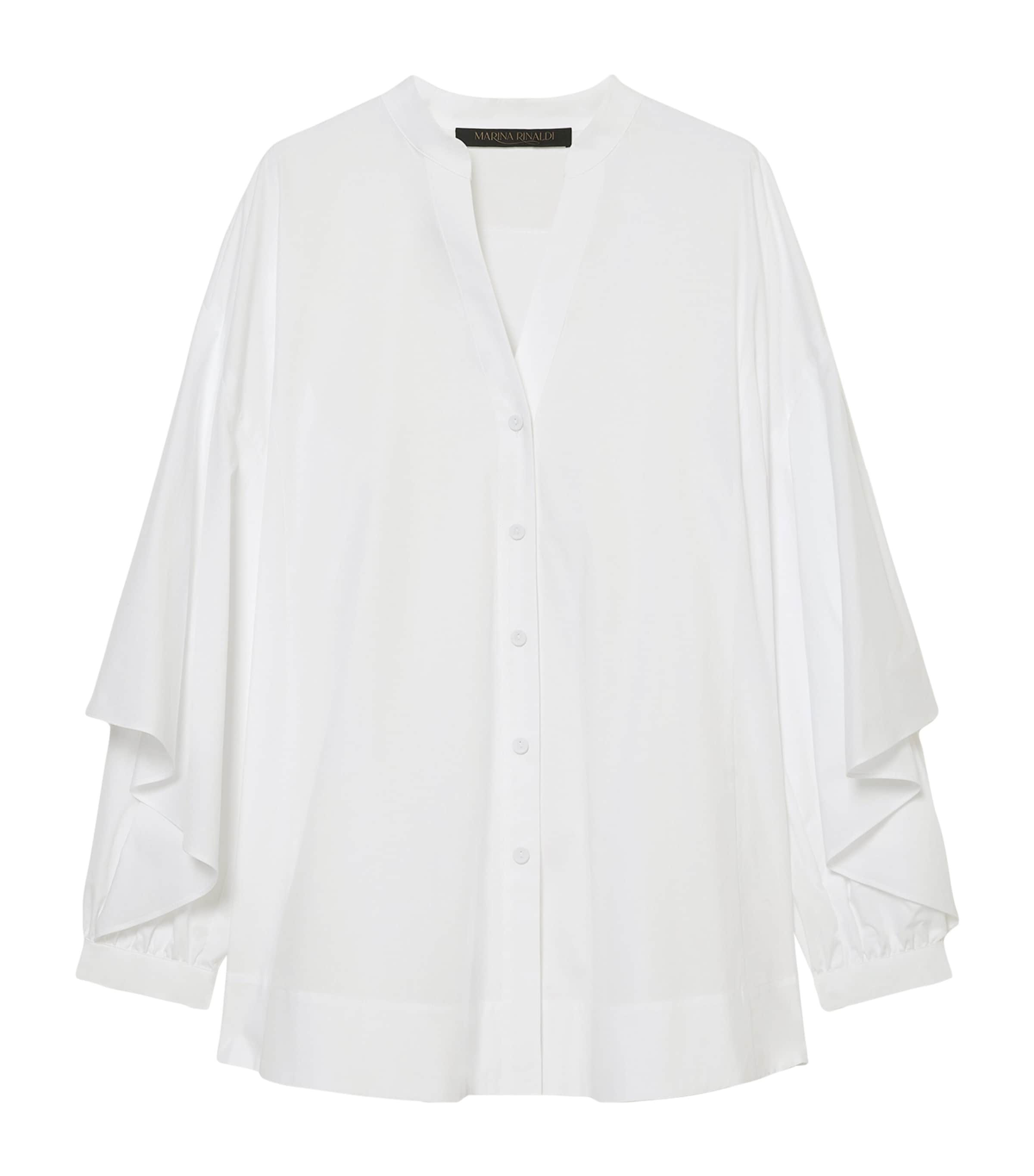 Marina Rinaldi Womens Cotton Shirt Optical White