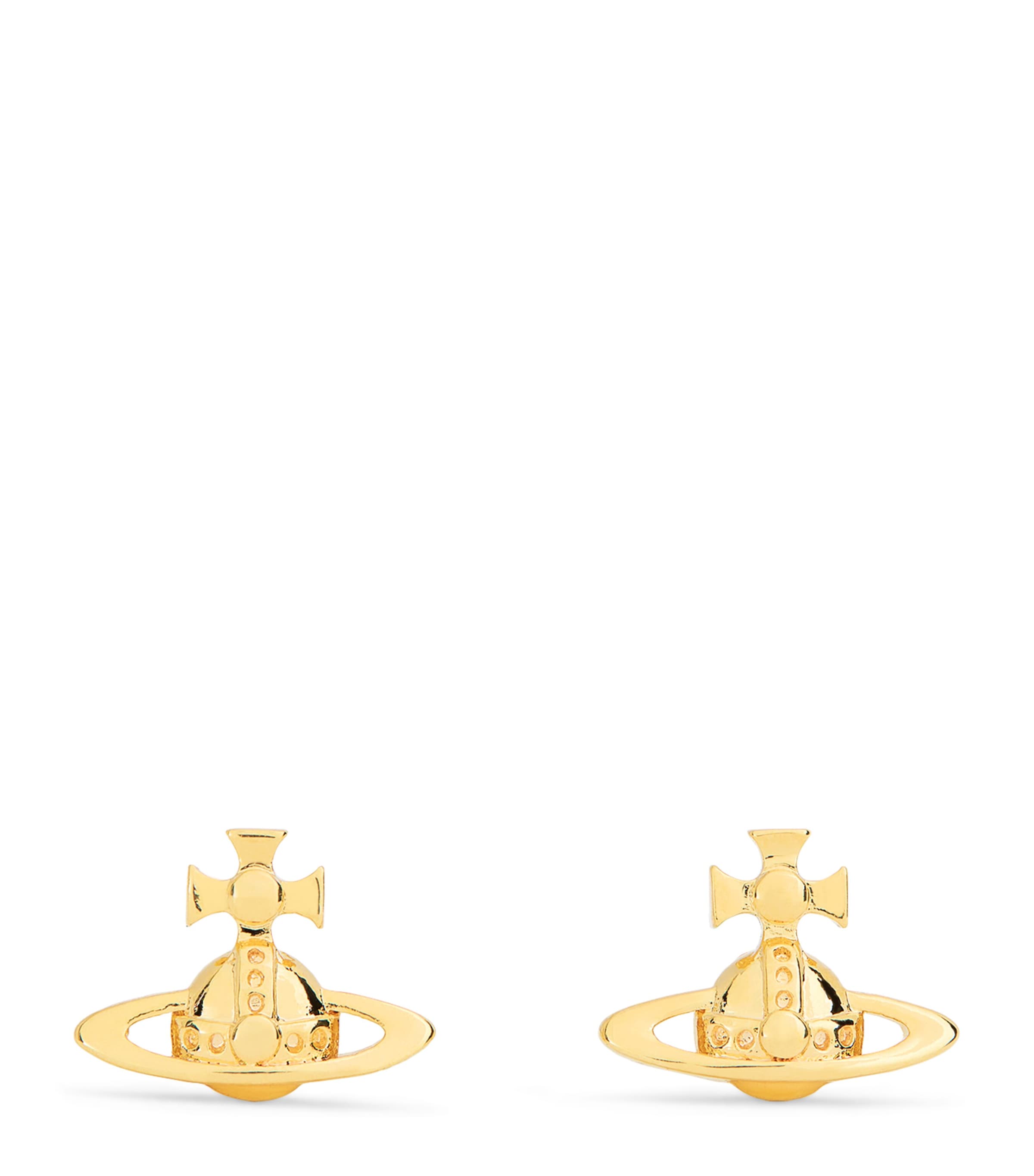 Vivienne Westwood Lorelei Orb Stud Earrings Gold