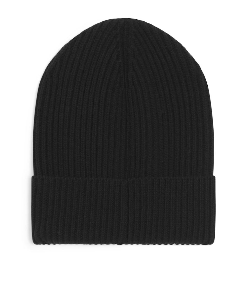Wool-Cashmere Rib Beanie