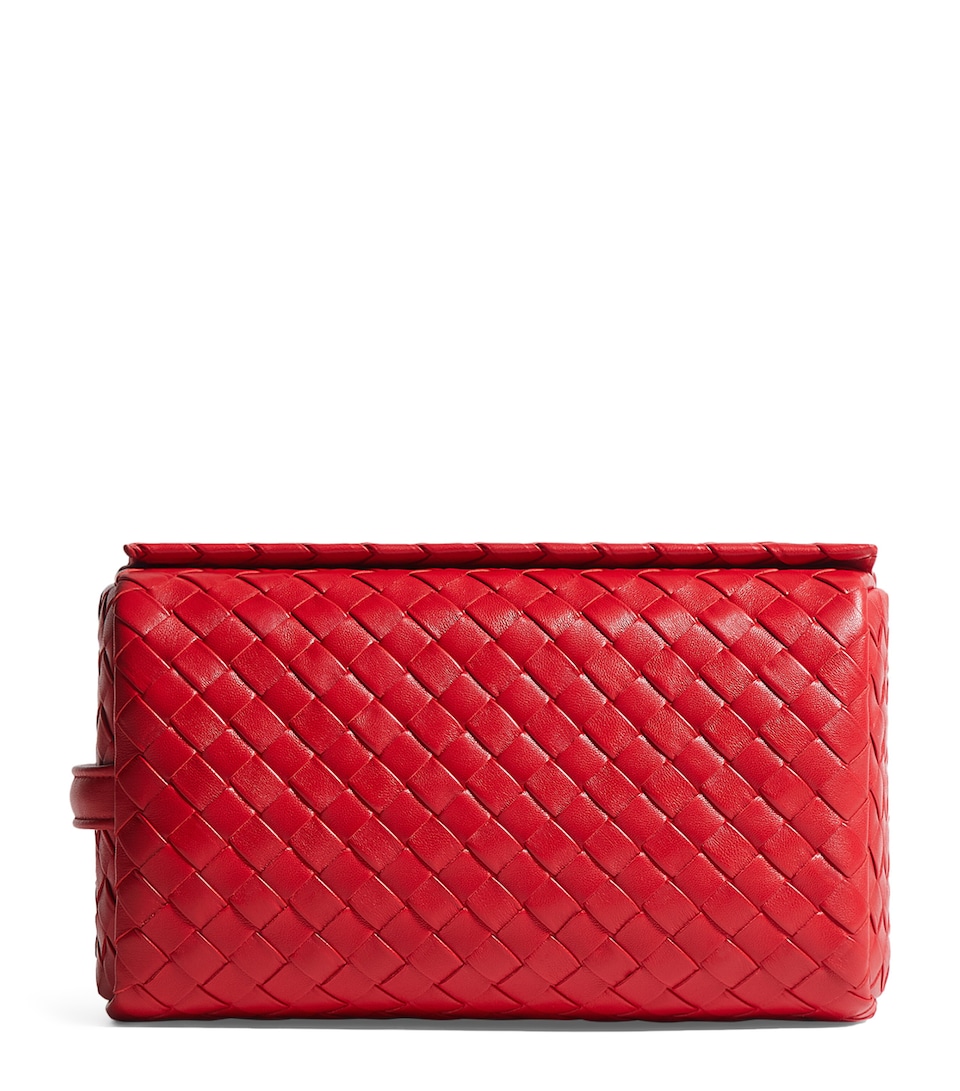 Bottega Veneta Small Leather Cubo Pouch