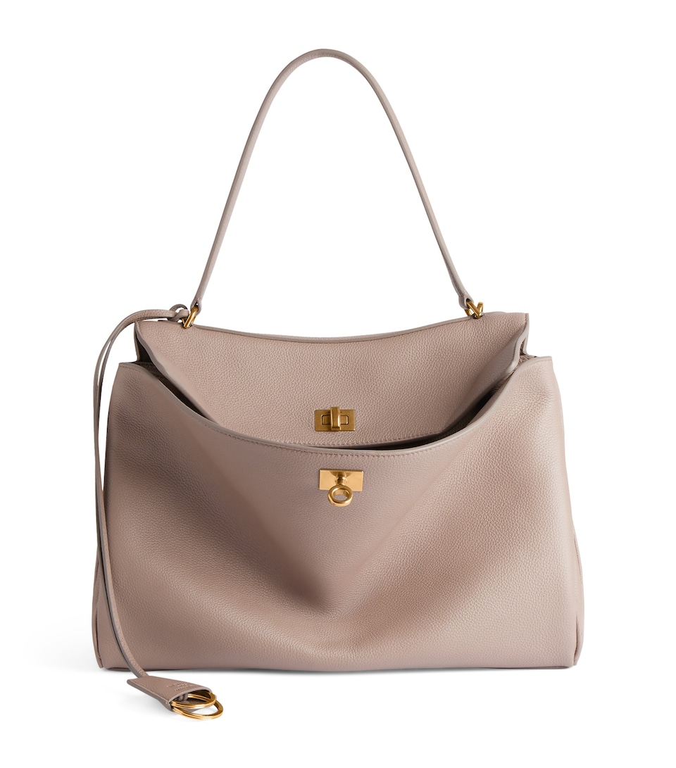 Medium Leather Rodeo Top-Handle Bag