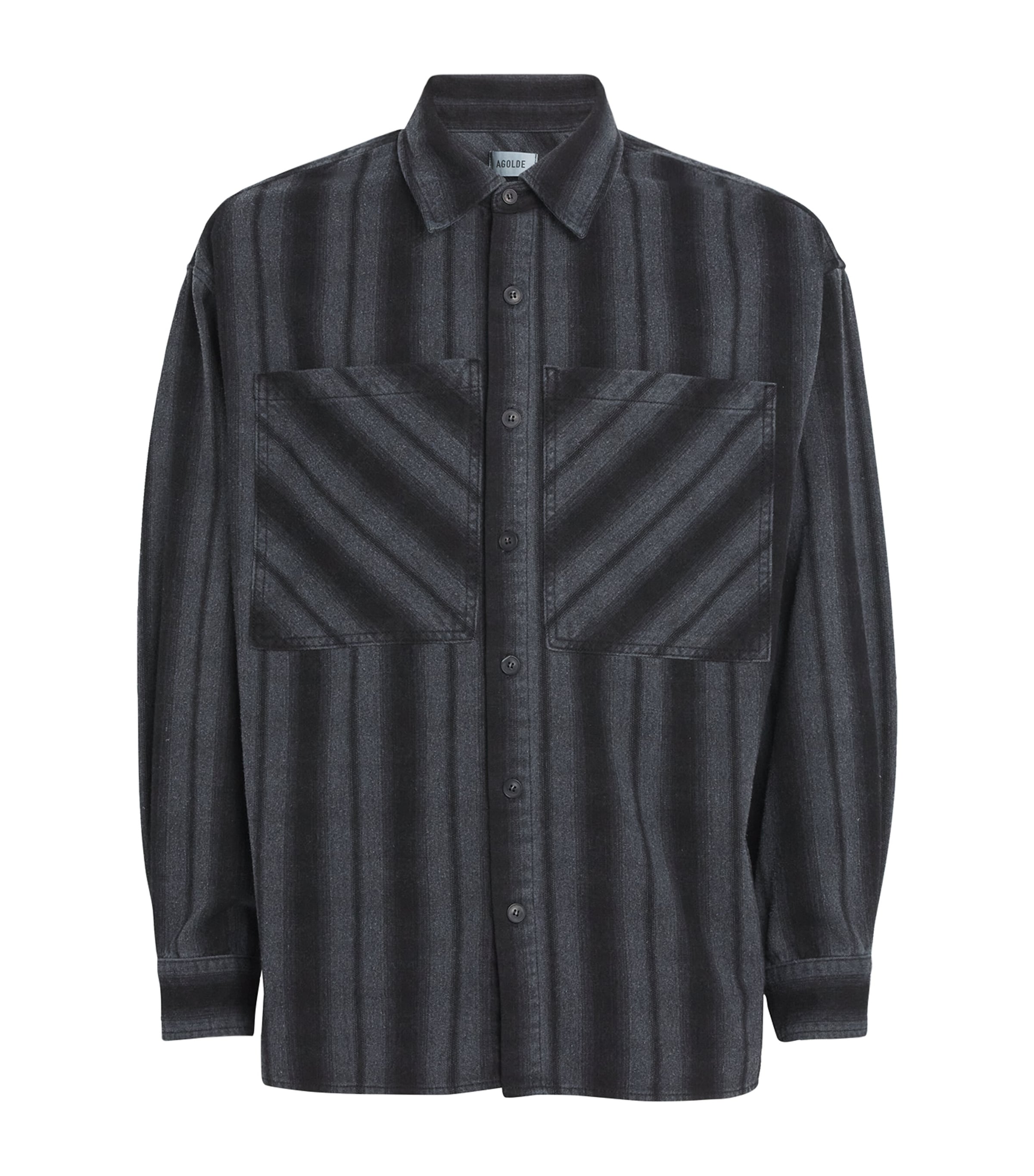 Cotton-Blend Stripe Brennan Shirt