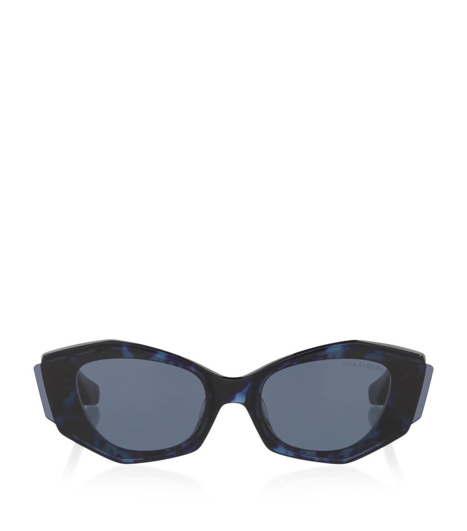 DITA Aloure Angular Cat Eye Sunglasses Blue